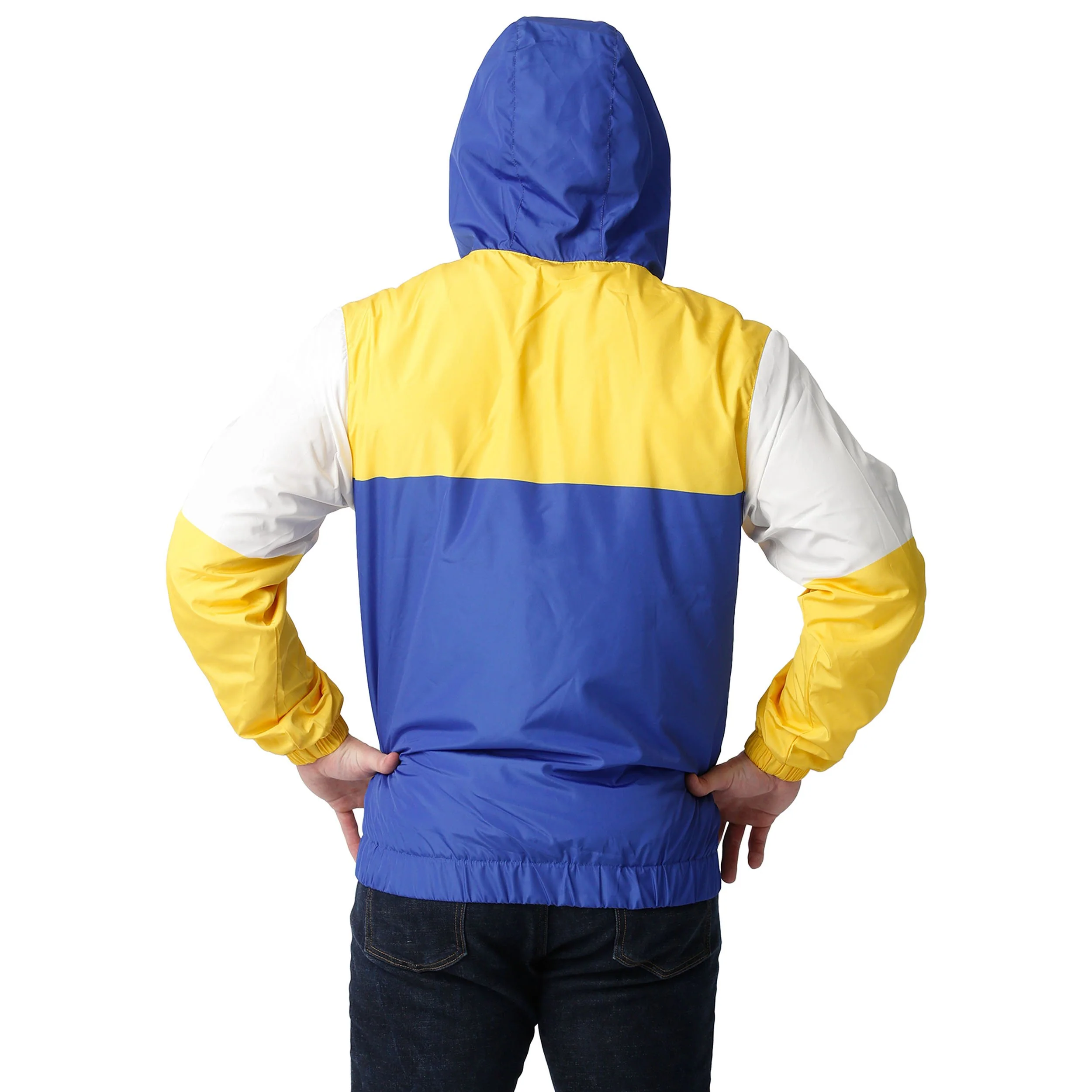 Los Angeles Rams NFL Mens Warm-Up Windbreaker - Image 2