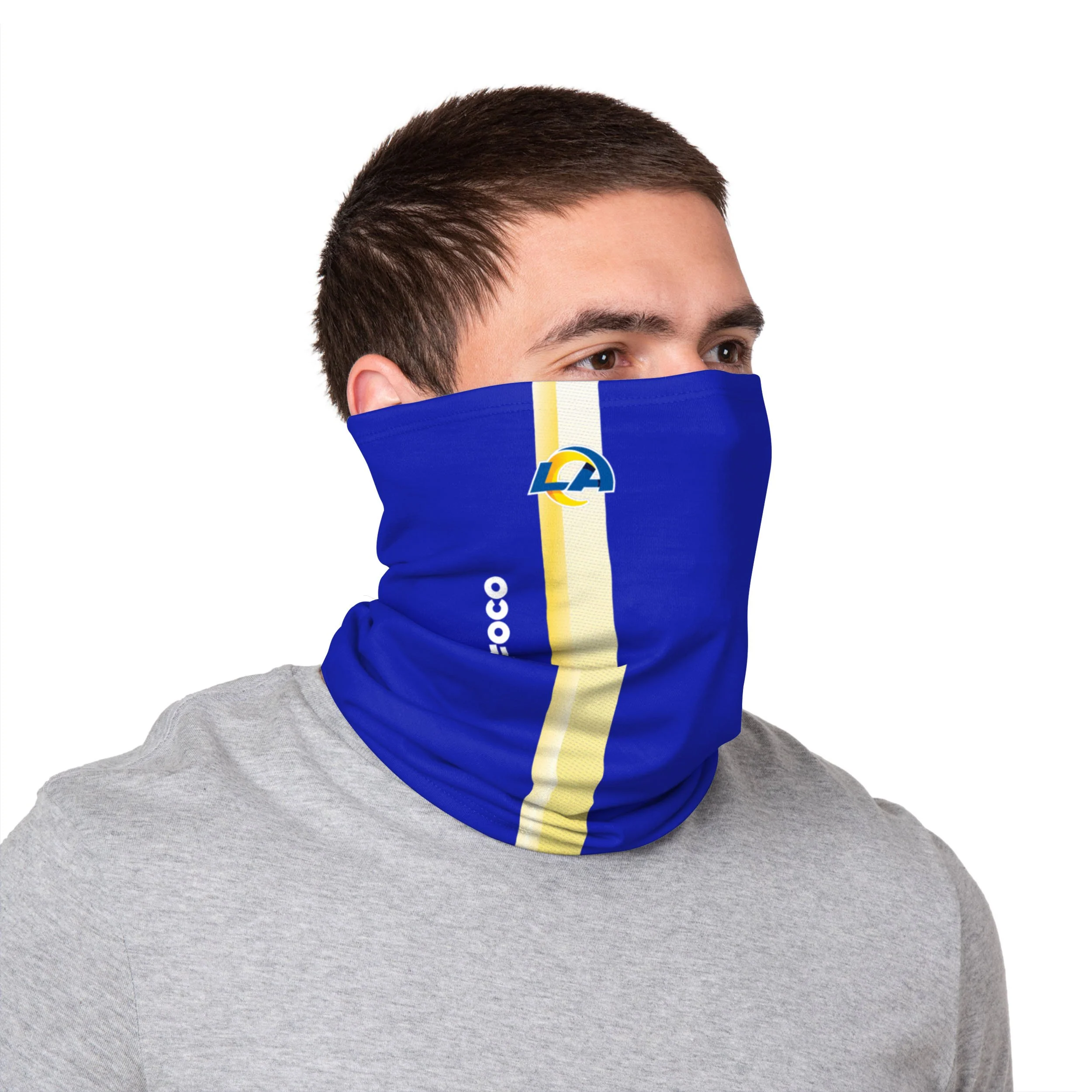 Los Angeles Rams NFL On-Field Sideline Logo Gaiter Scarf - Image 3