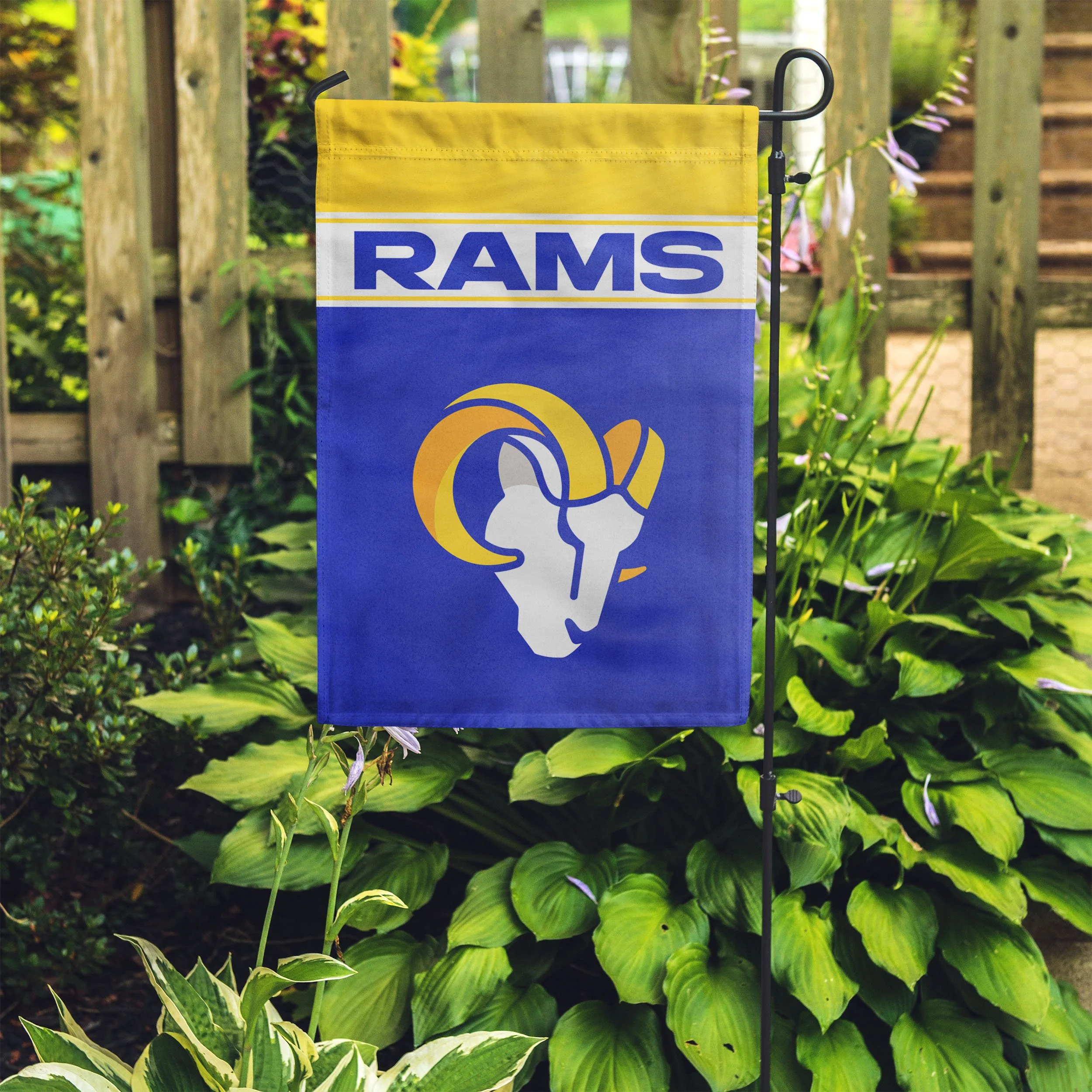 Los Angeles Rams NFL Original Garden Flag - Image 4