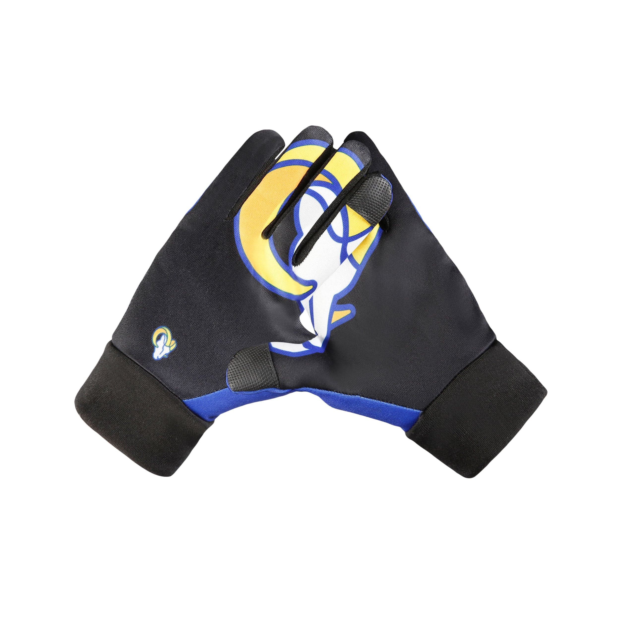 Los Angeles Rams NFL Palm Logo Texting Gloves - Image 2
