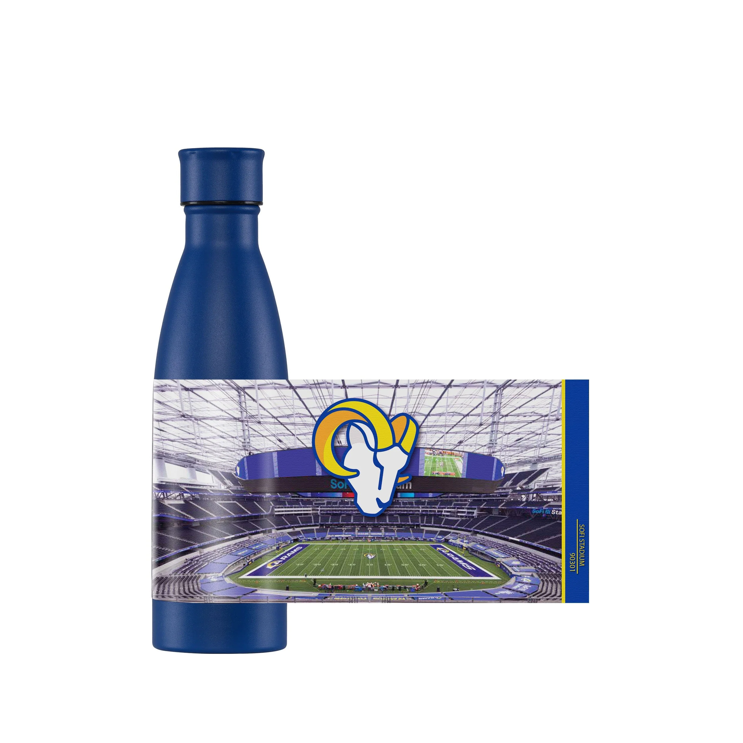 Los Angeles Rams NFL Primetime Metal 18 oz Bottle - Image 4