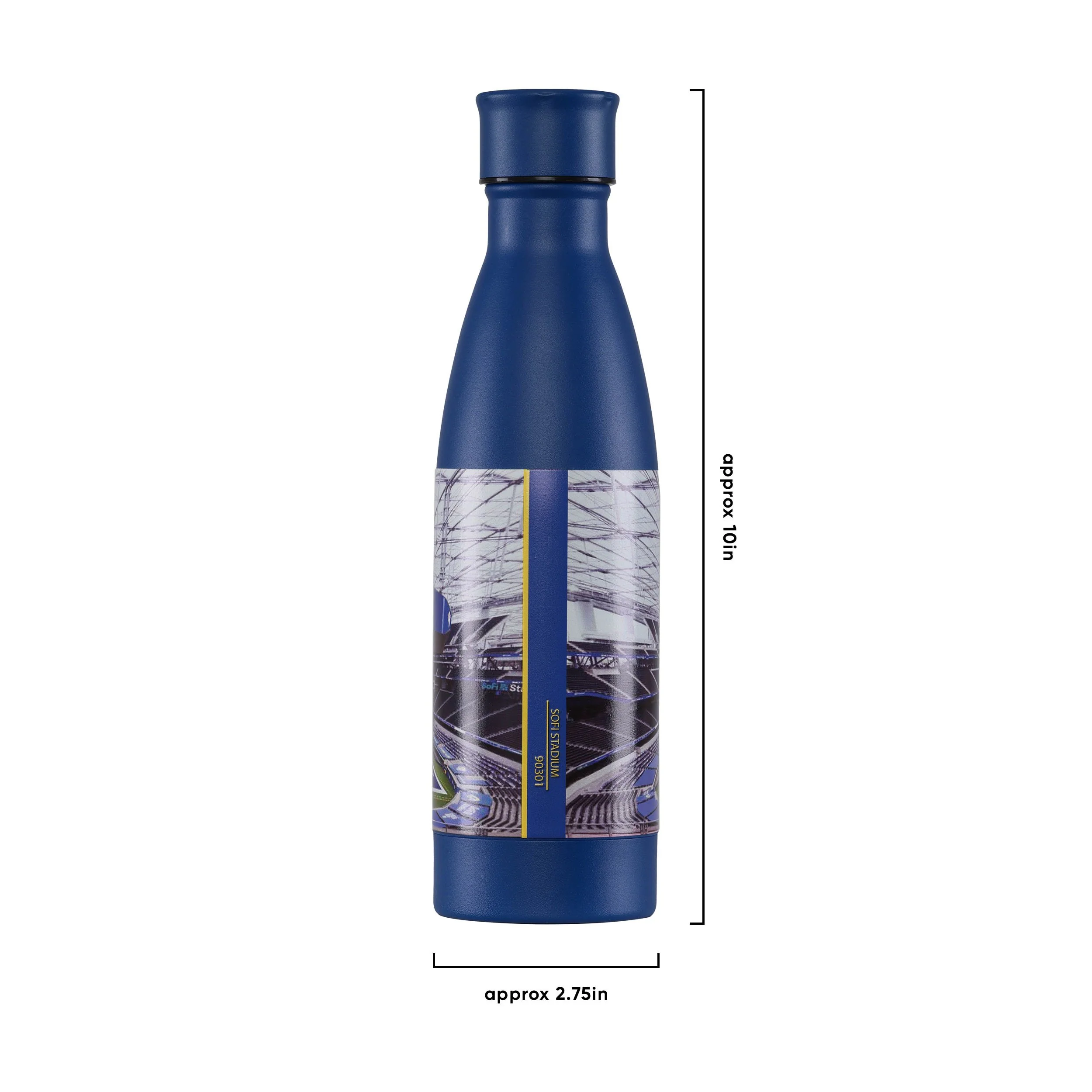 Los Angeles Rams NFL Primetime Metal 18 oz Bottle - Image 5