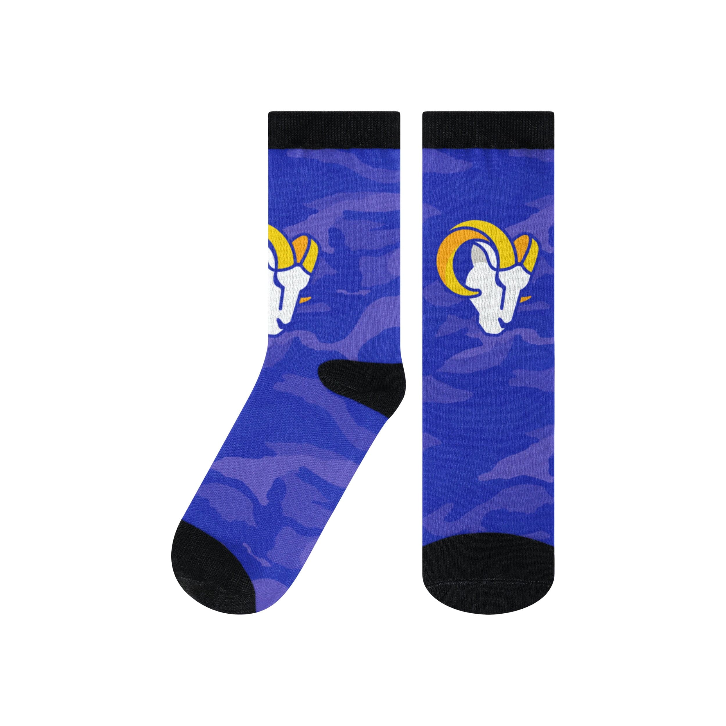 Los Angeles Rams NFL Printed Camo Socks - Image 2