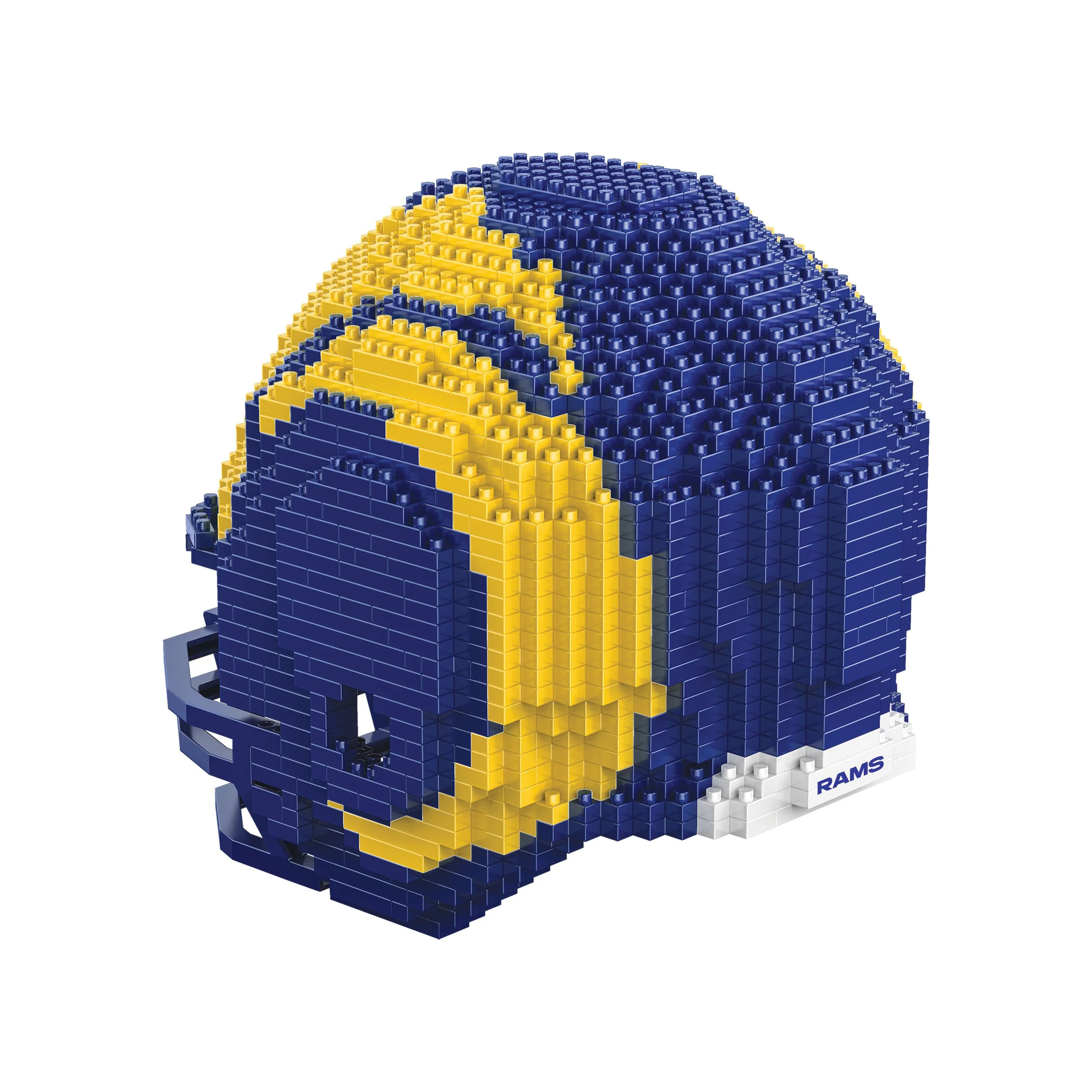Los Angeles Rams NFL Replica BRXLZ Mini Helmet - Image 4