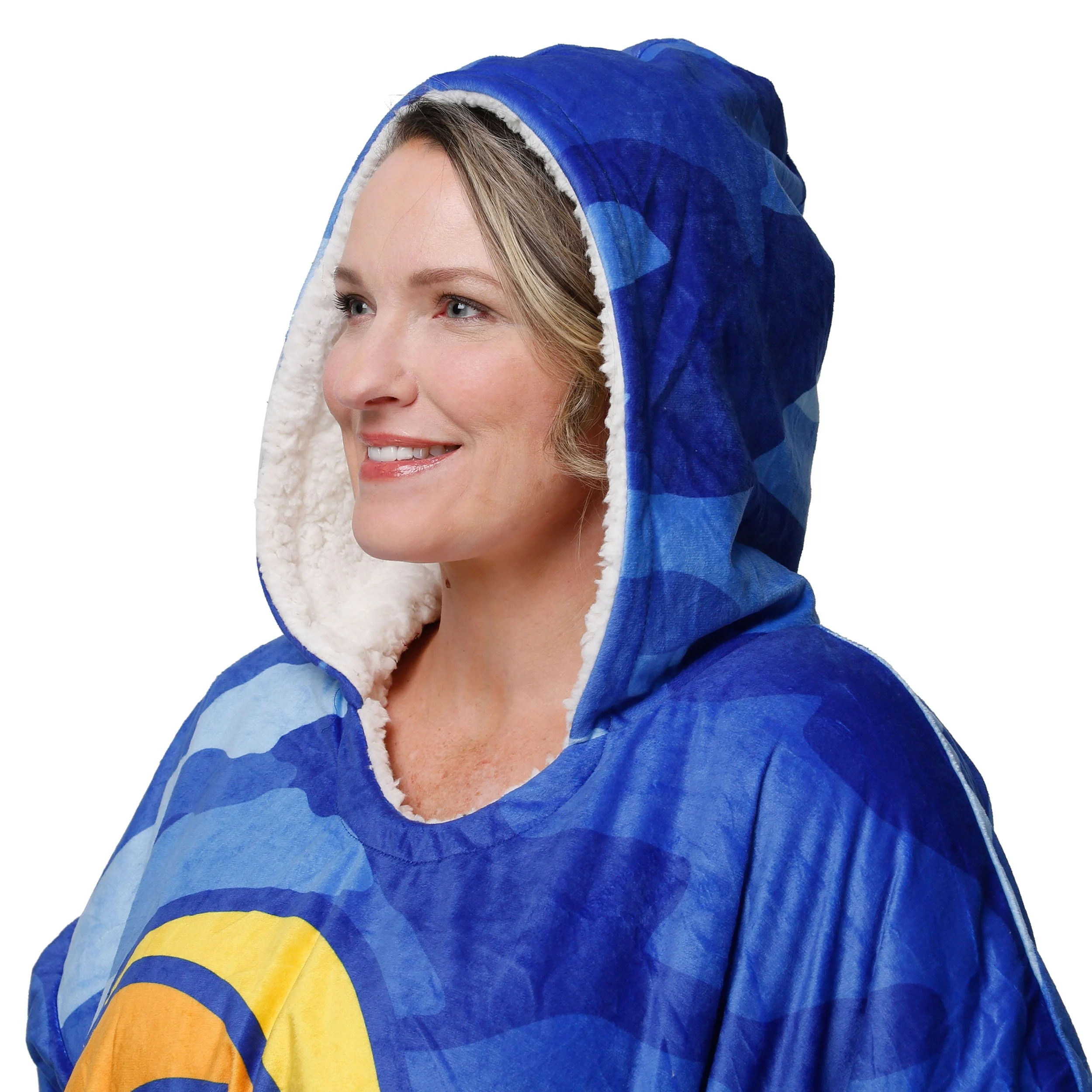 Los Angeles Rams NFL Reversible Team Color Camo Hoodeez - Image 6