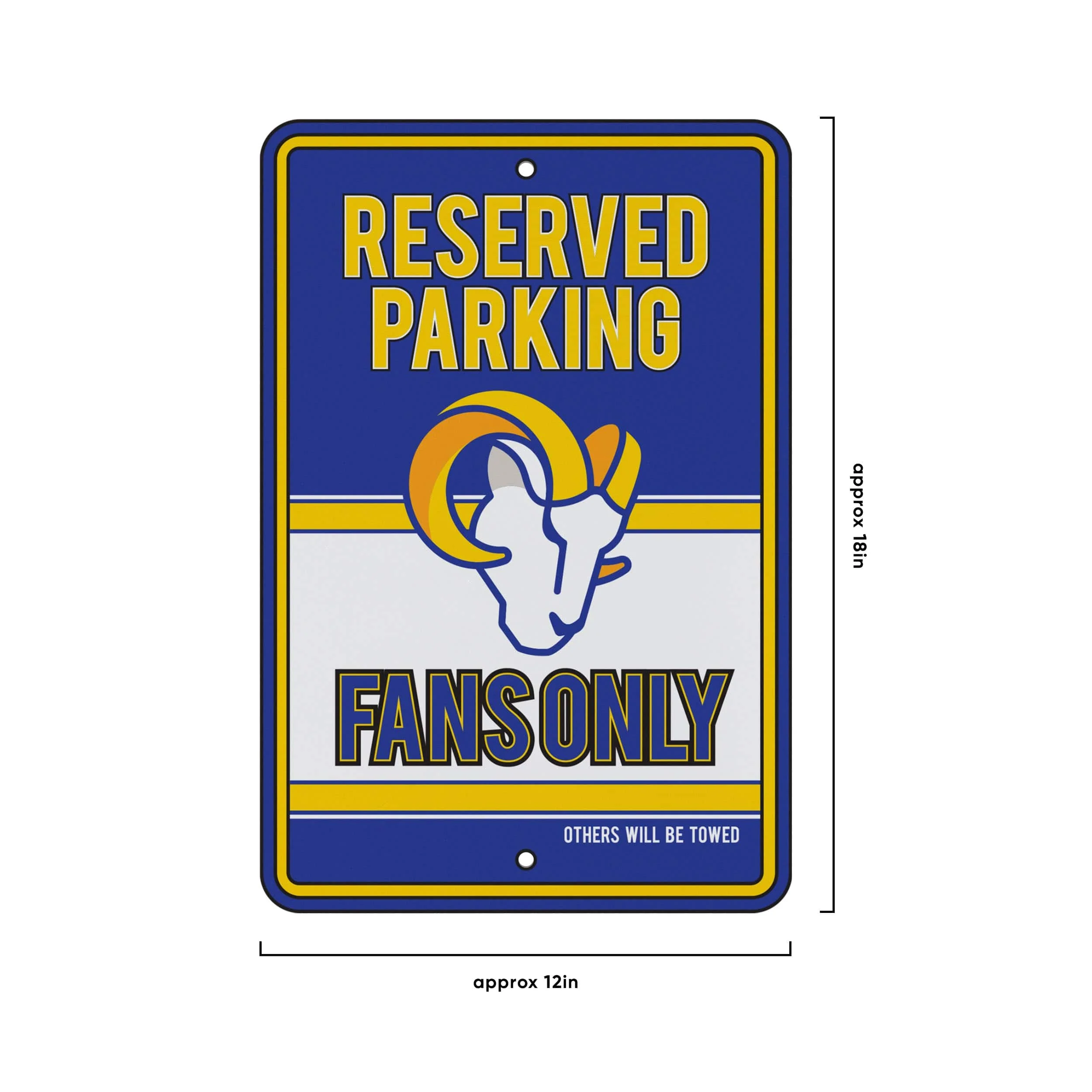 Los Angeles Rams NFL Road Sign - Image 4