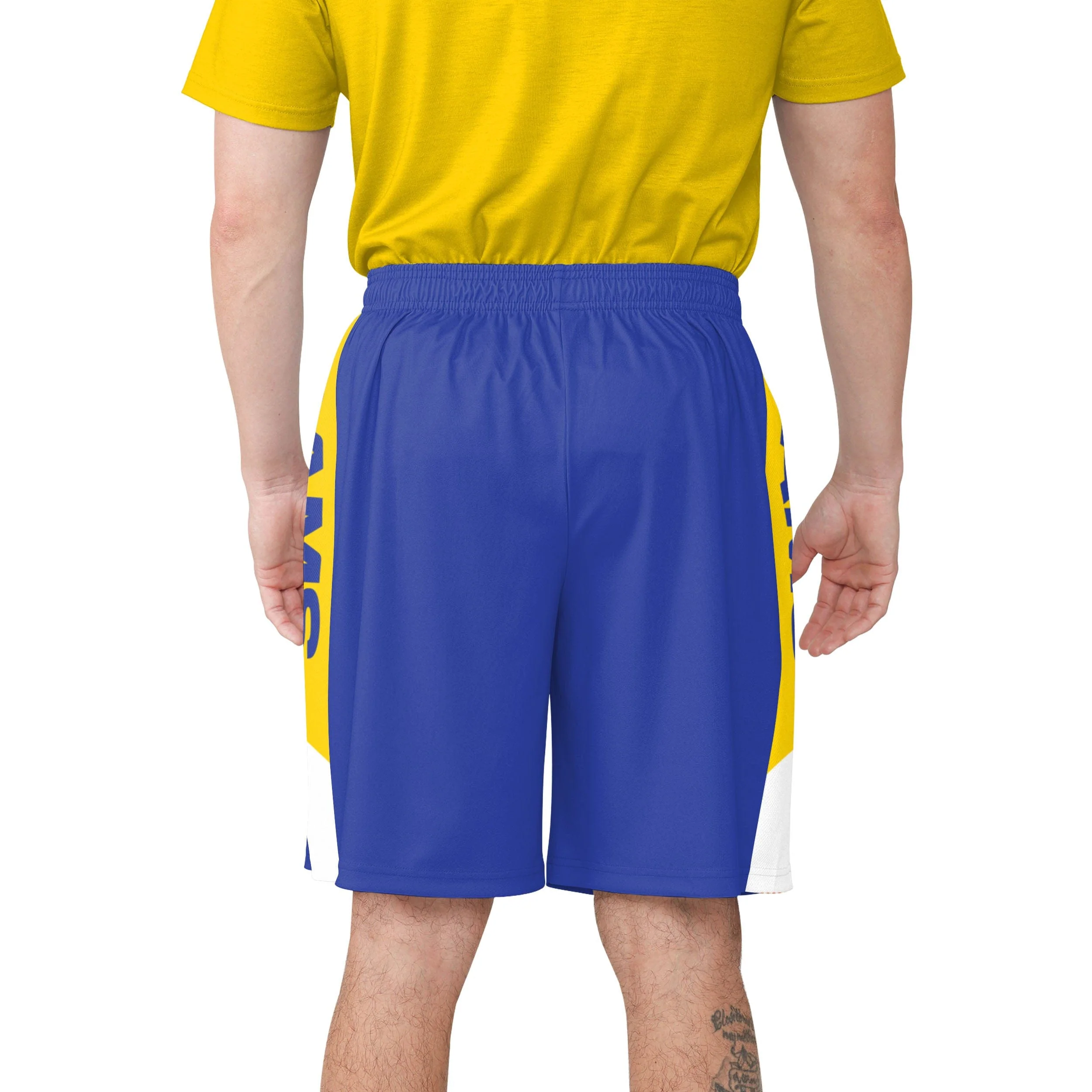 Los Angeles Rams NFL Side Stripe Training Shorts - Image 3