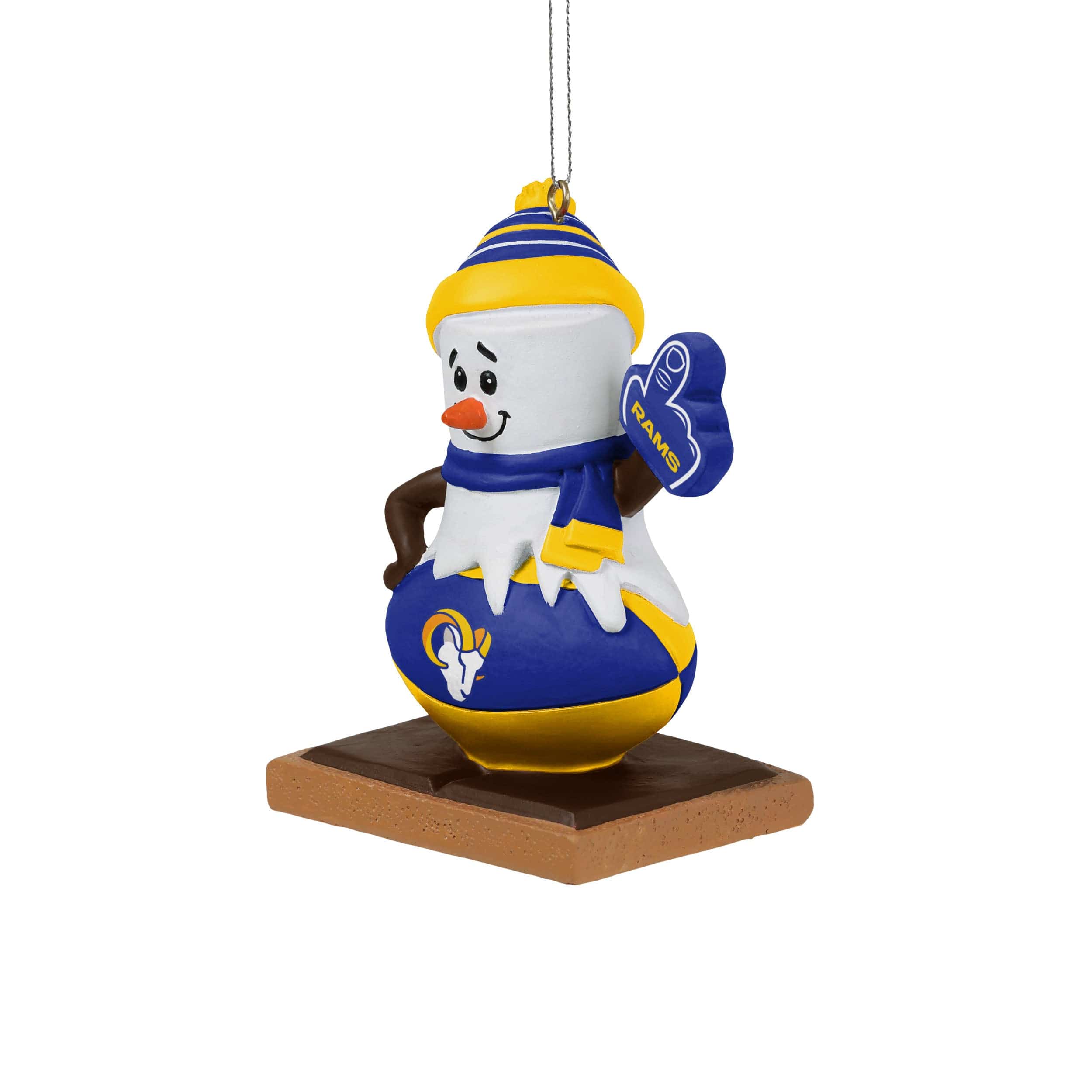 Los Angeles Rams NFL Smore On Ball Ornament - Image 2