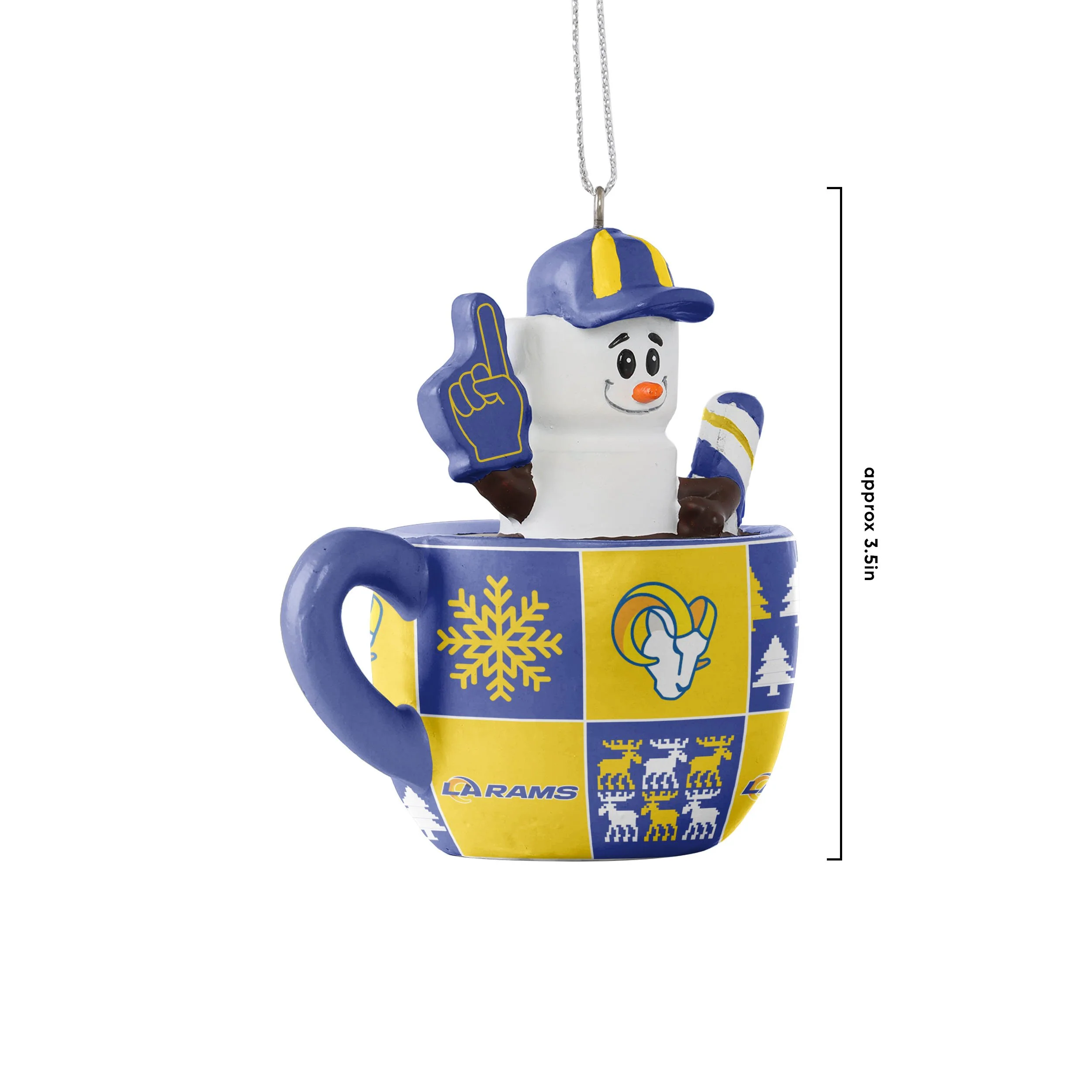 Los Angeles Rams NFL Smores Mug Ornament - Image 3