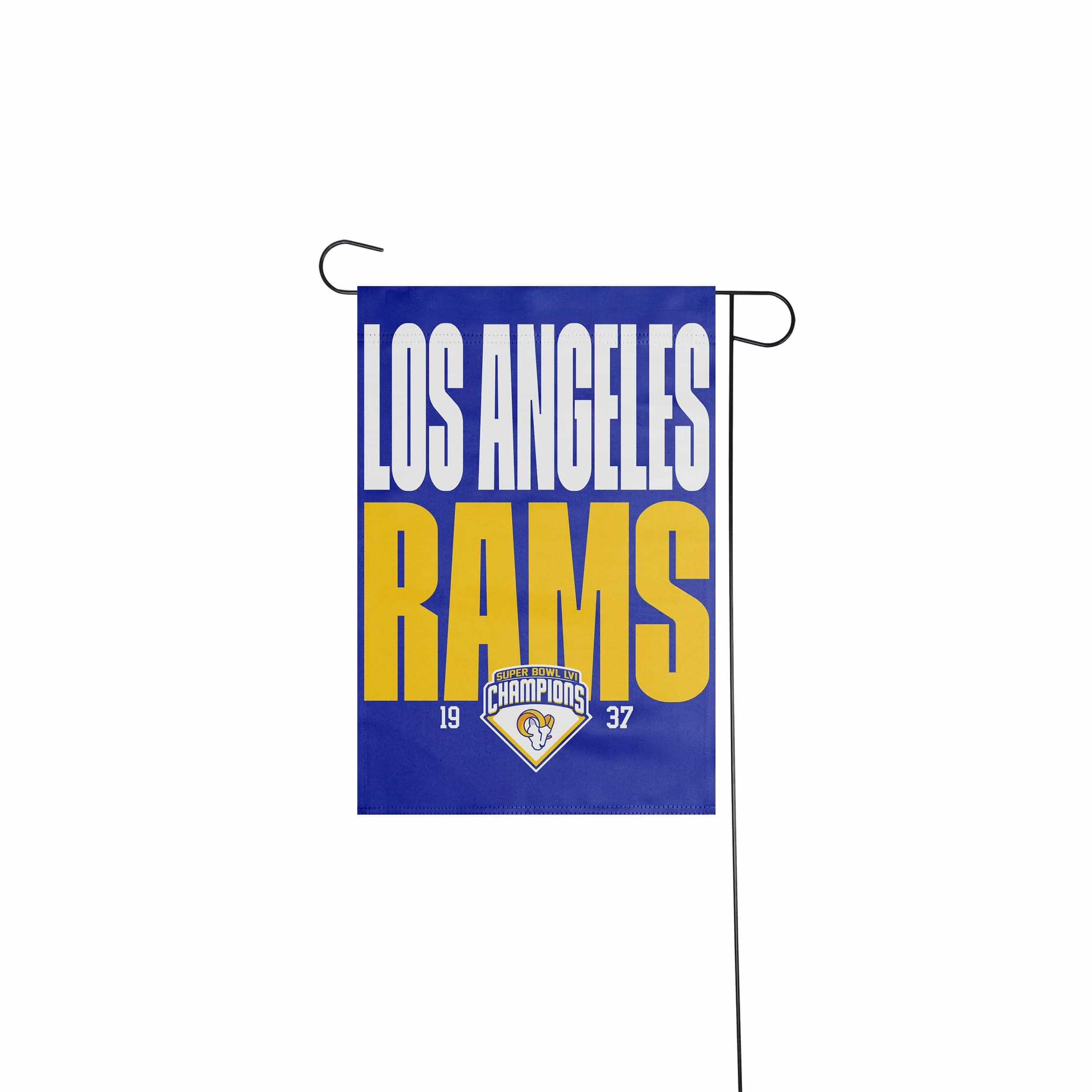 Los Angeles Rams NFL Super Bowl LVI Champions Garden Flag - Image 2