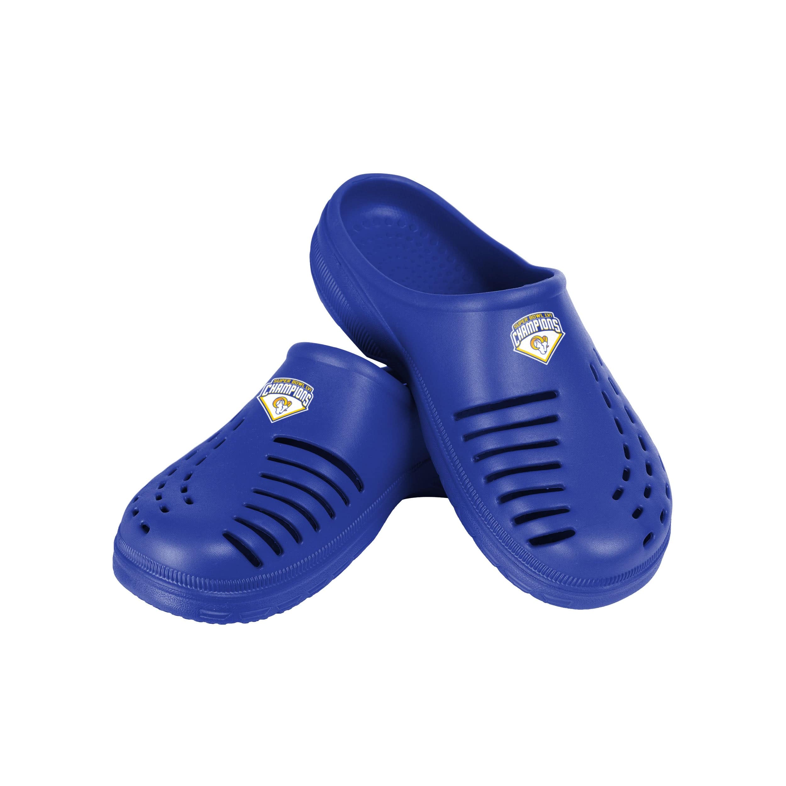 Los Angeles Rams NFL Super Bowl LVI Champions Mens Clog