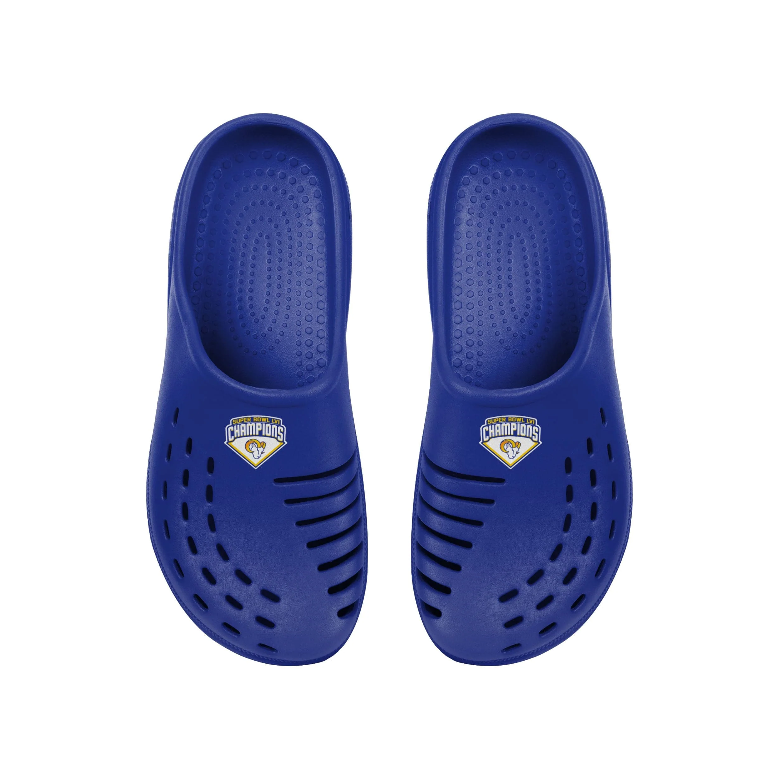 Los Angeles Rams NFL Super Bowl LVI Champions Mens Clog - Image 4