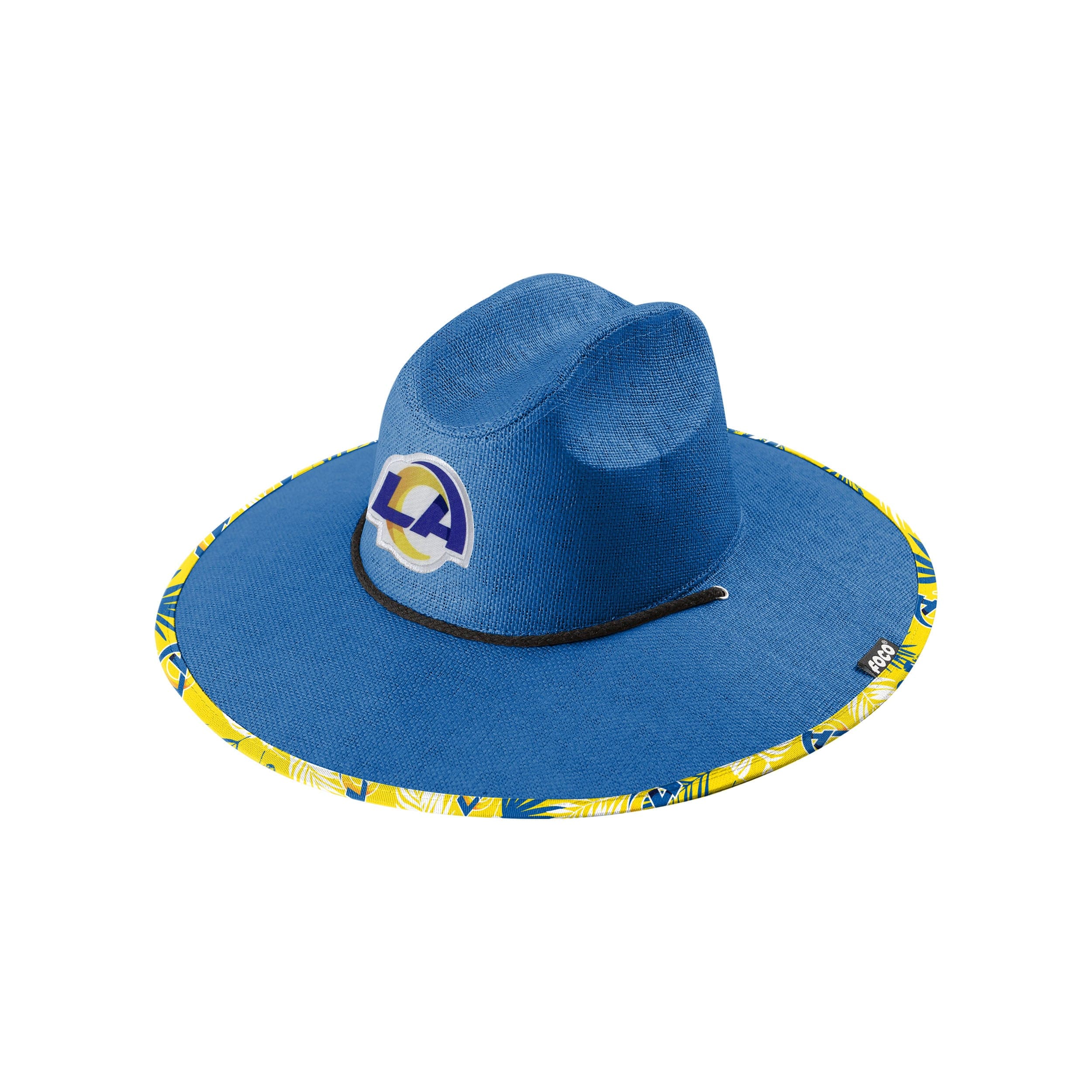 Los Angeles Rams NFL Team Color Straw Hat - Image 3