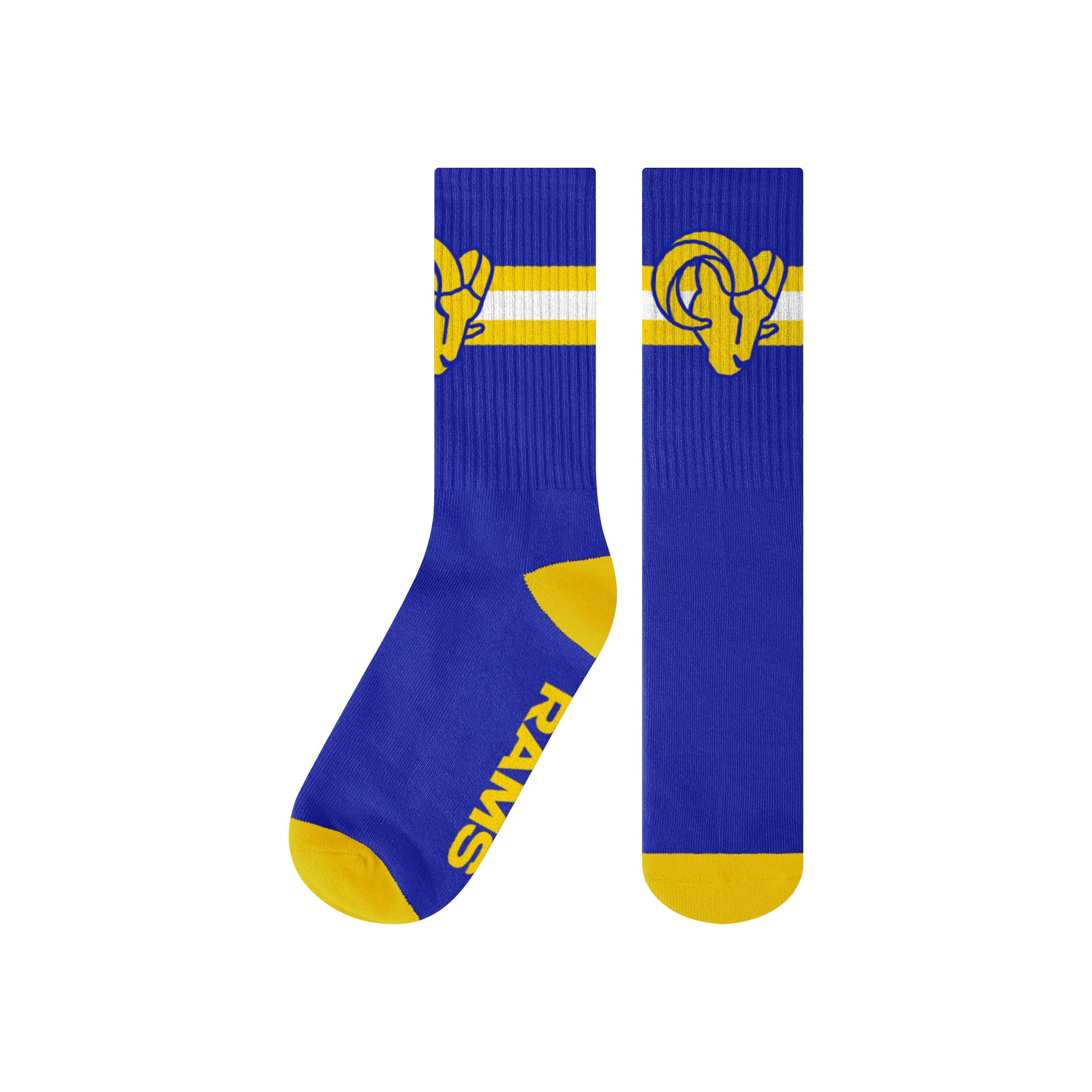Los Angeles Rams NFL Team Stripe Crew Socks - Image 2