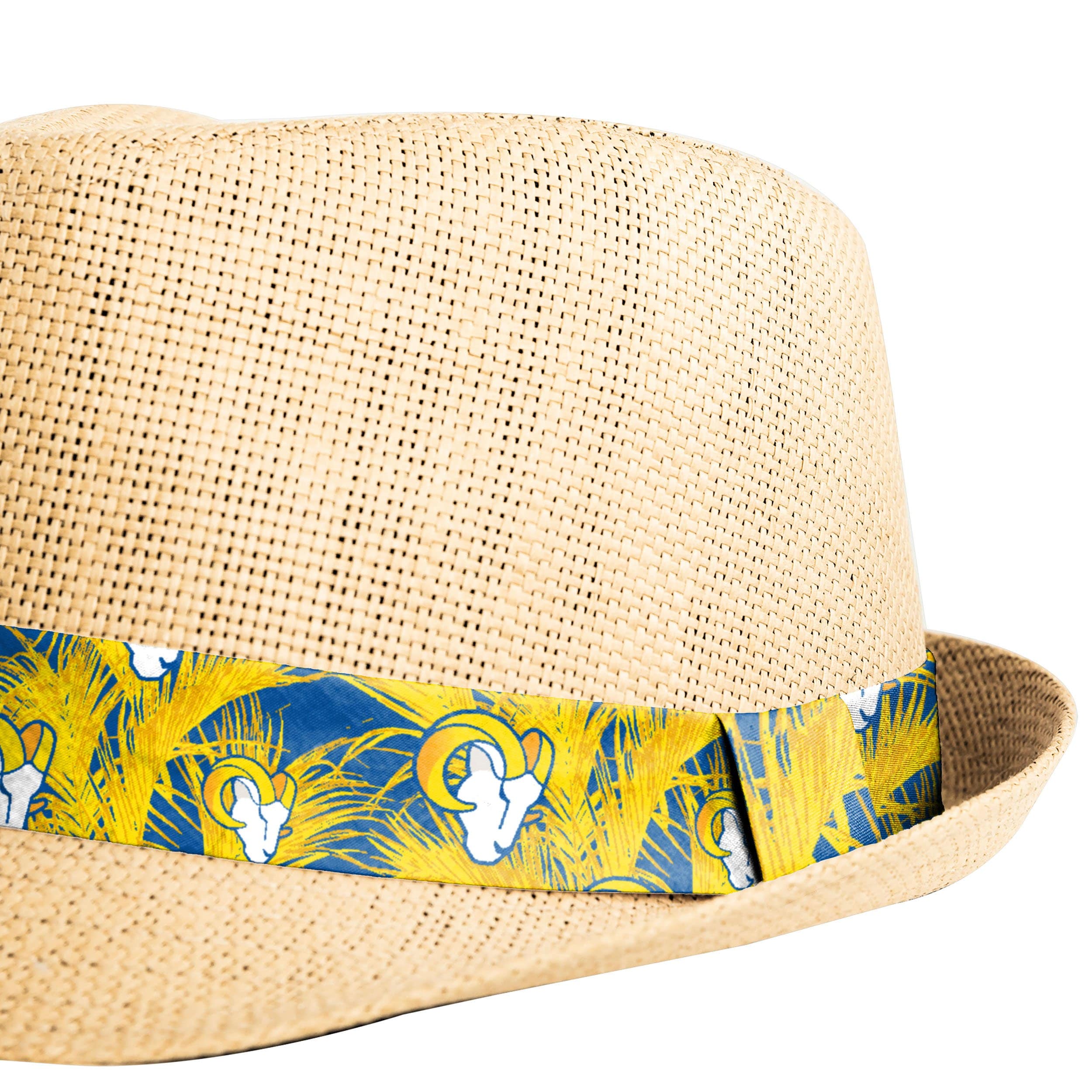 Los Angeles Rams NFL Trilby Straw Hat - Image 3