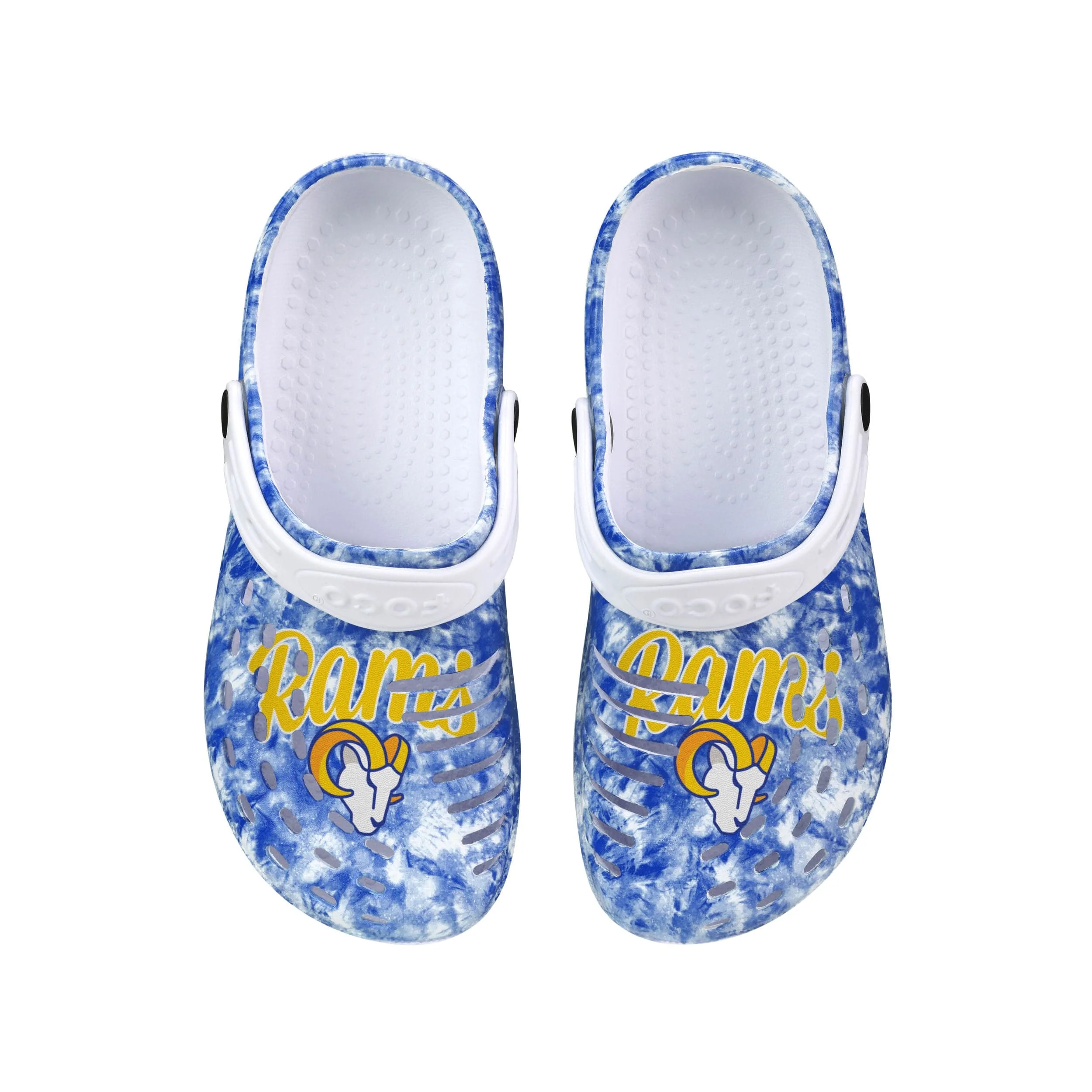 Los Angeles Rams NFL Womens Cloudie Clog With Strap - Image 4