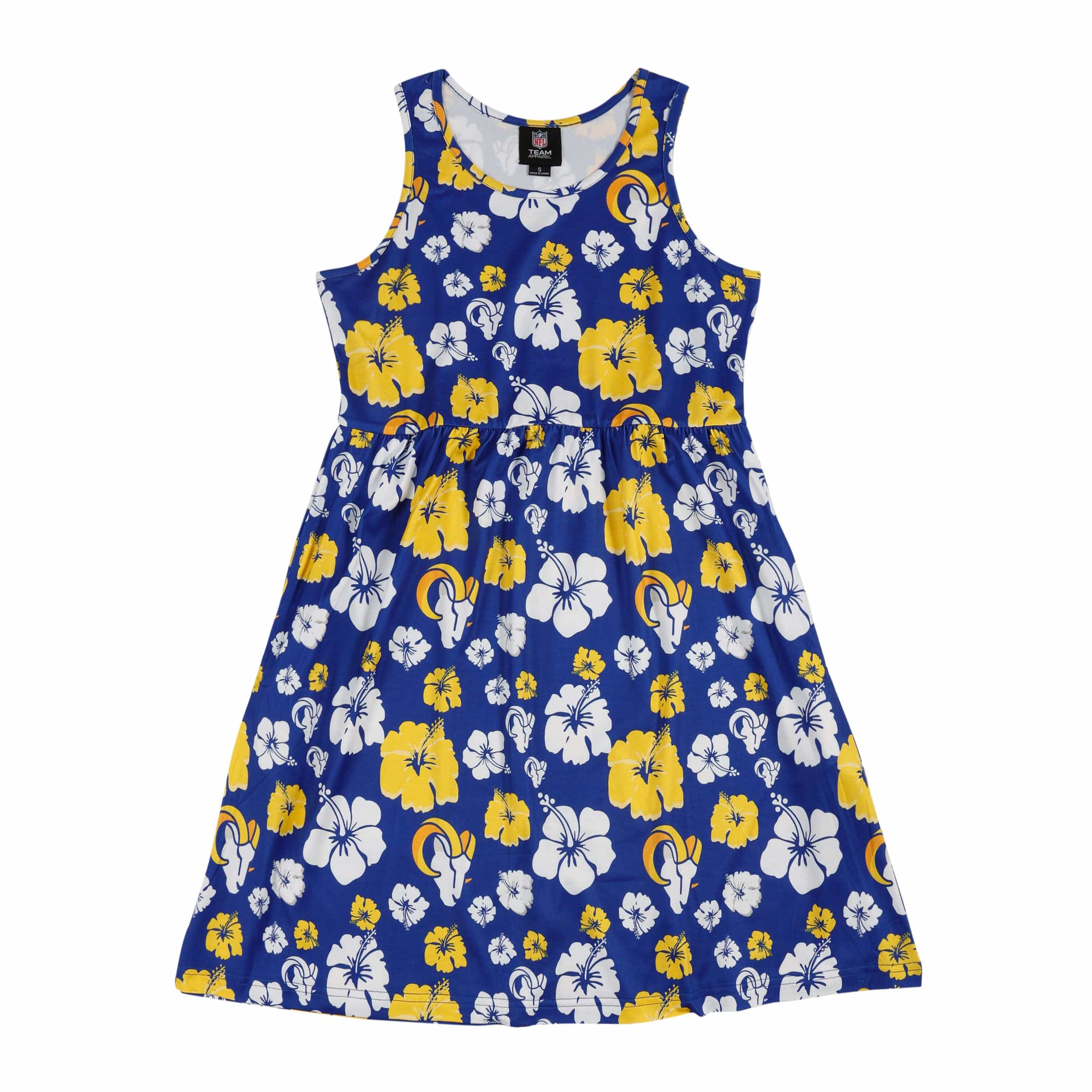 Los Angeles Rams NFL Womens Fan Favorite Floral Sundress - Image 4