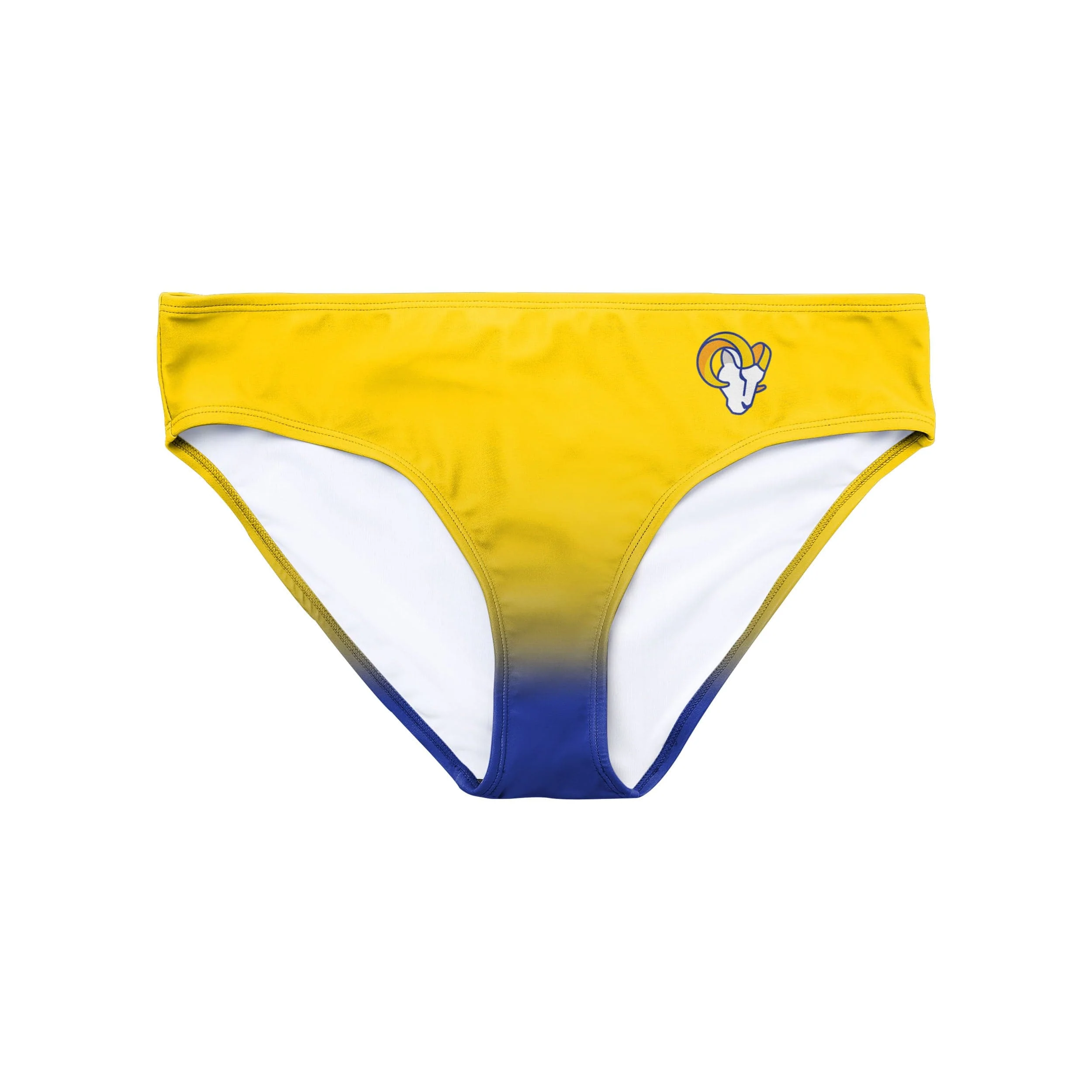 Los Angeles Rams NFL Womens Gametime Gradient Bikini Bottom - Image 2