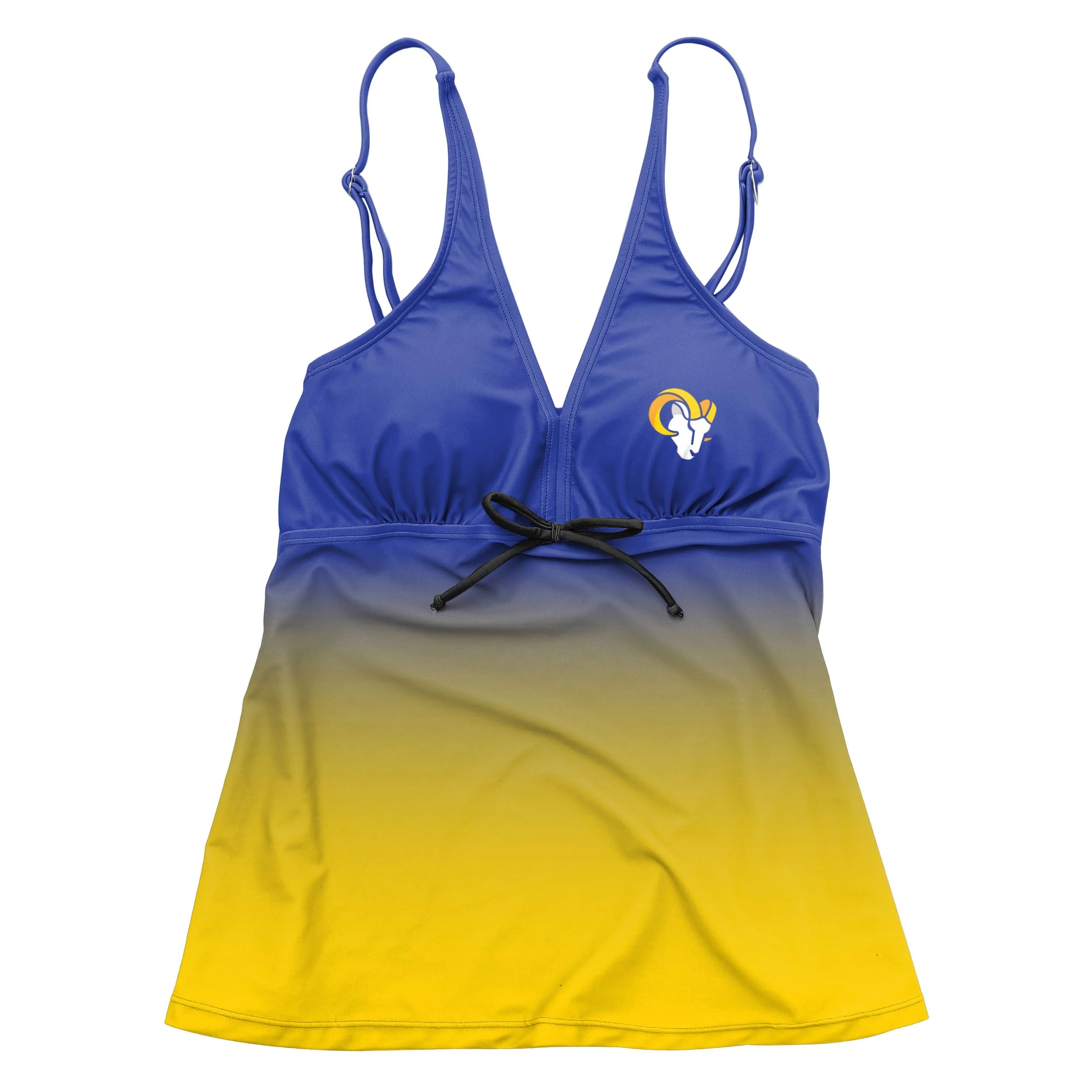 Los Angeles Rams NFL Womens Gametime Gradient Tankini - Image 2