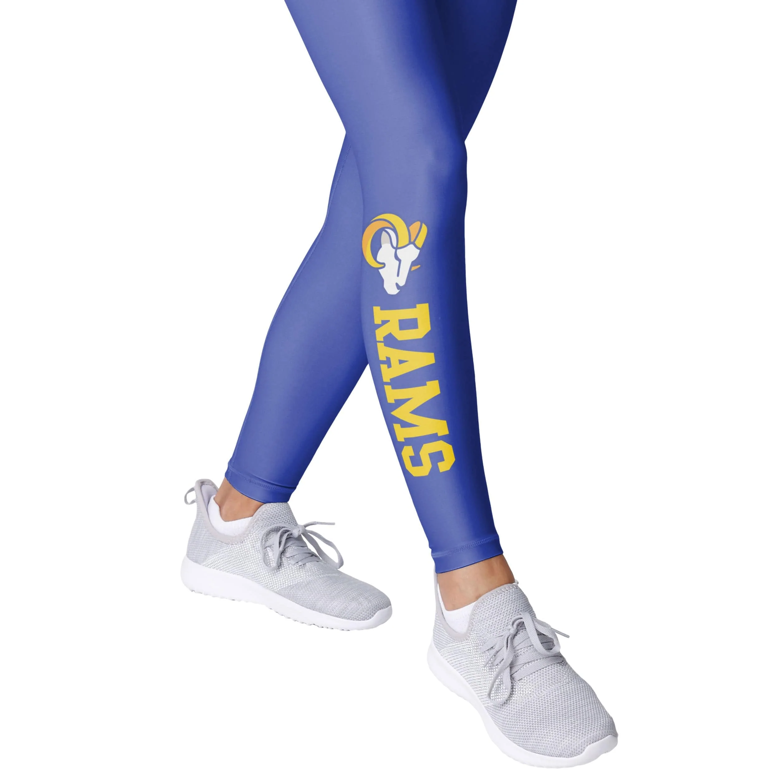 Los Angeles Rams NFL Womens Solid Wordmark Leggings - Image 4