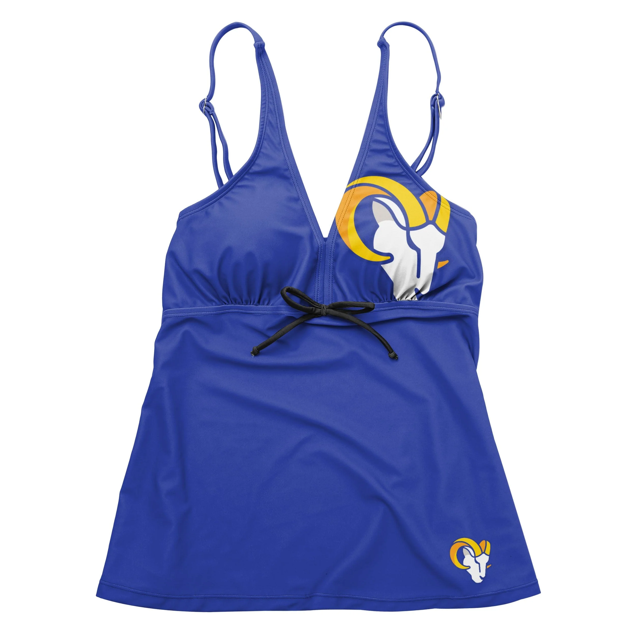 Los Angeles Rams NFL Womens Summertime Solid Tankini - Image 2