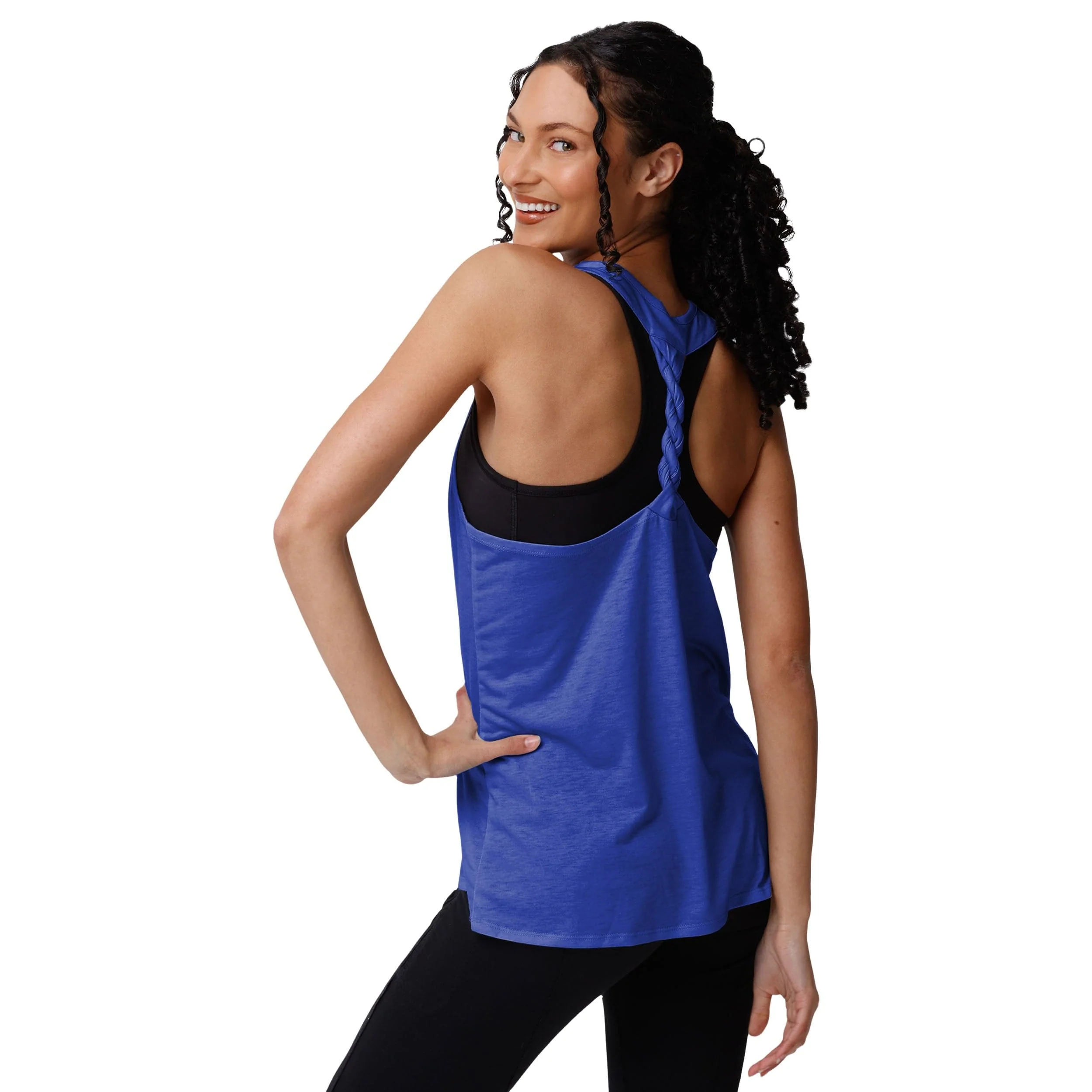 Los Angeles Rams NFL Womens Team Twist Sleeveless Top - Image 3