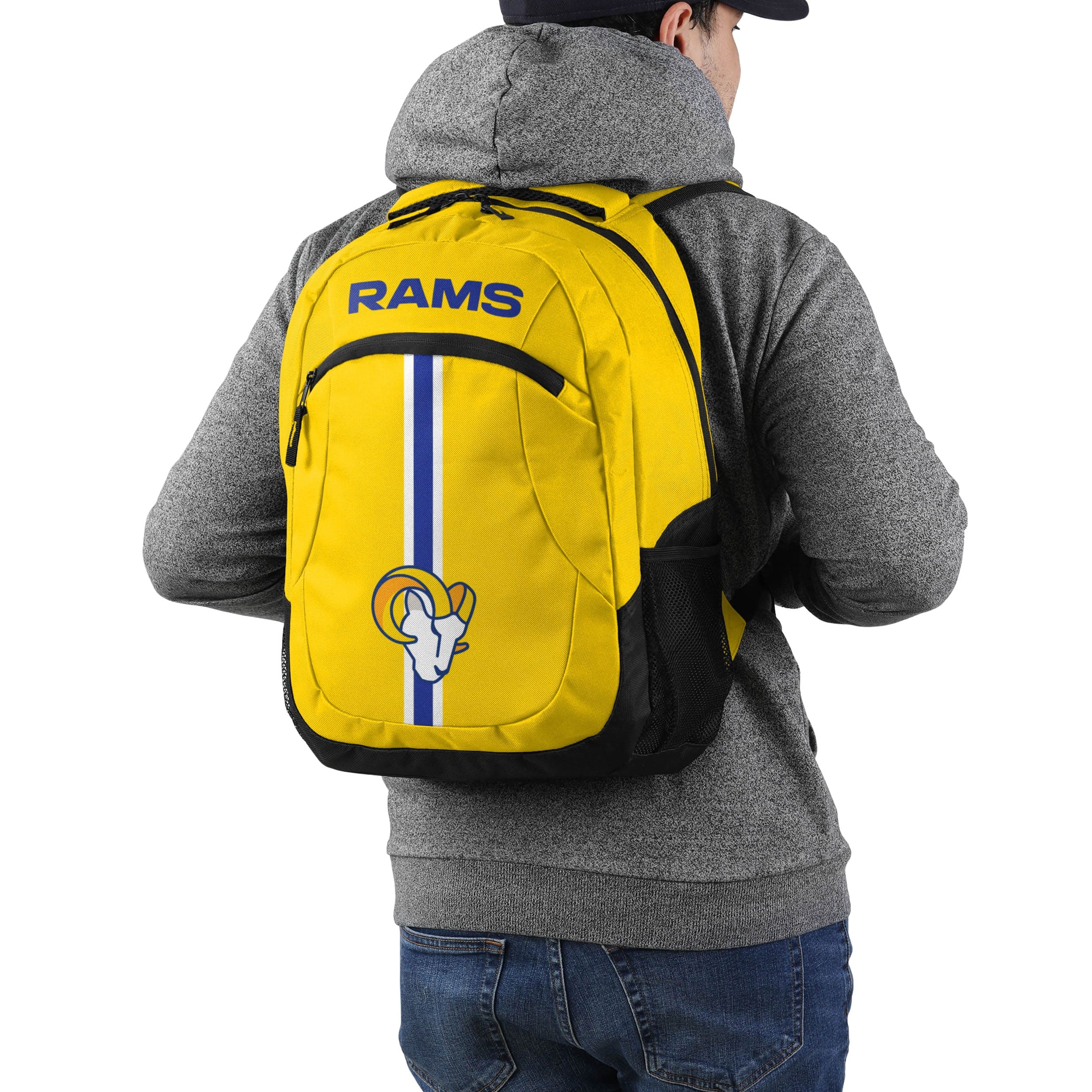 Los Angeles Rams NFL Yellow Alternate Color Action Backpack - Image 5
