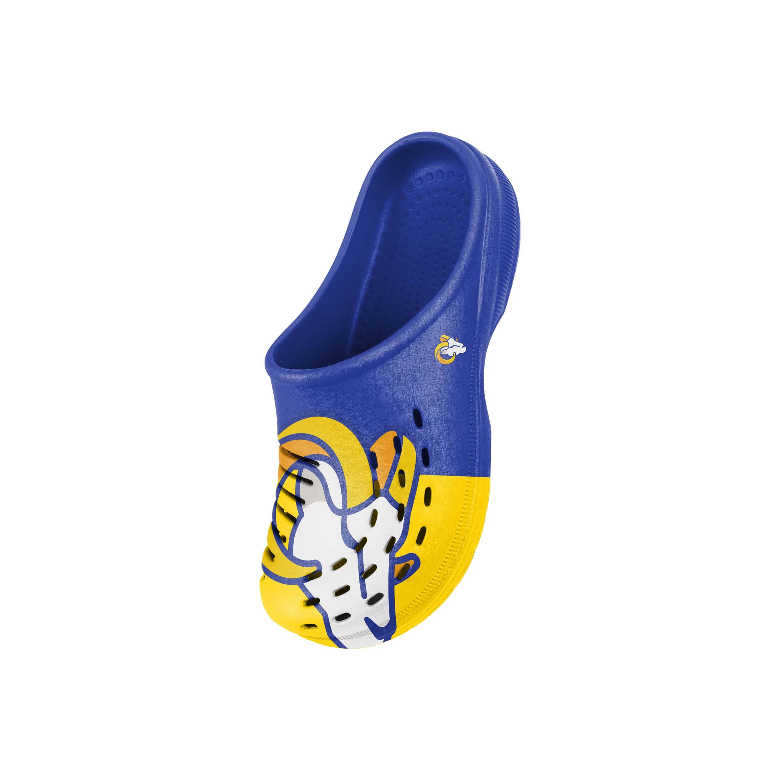 Los Angeles Rams NFL Youth Colorblock Big Logo Clog - Image 3