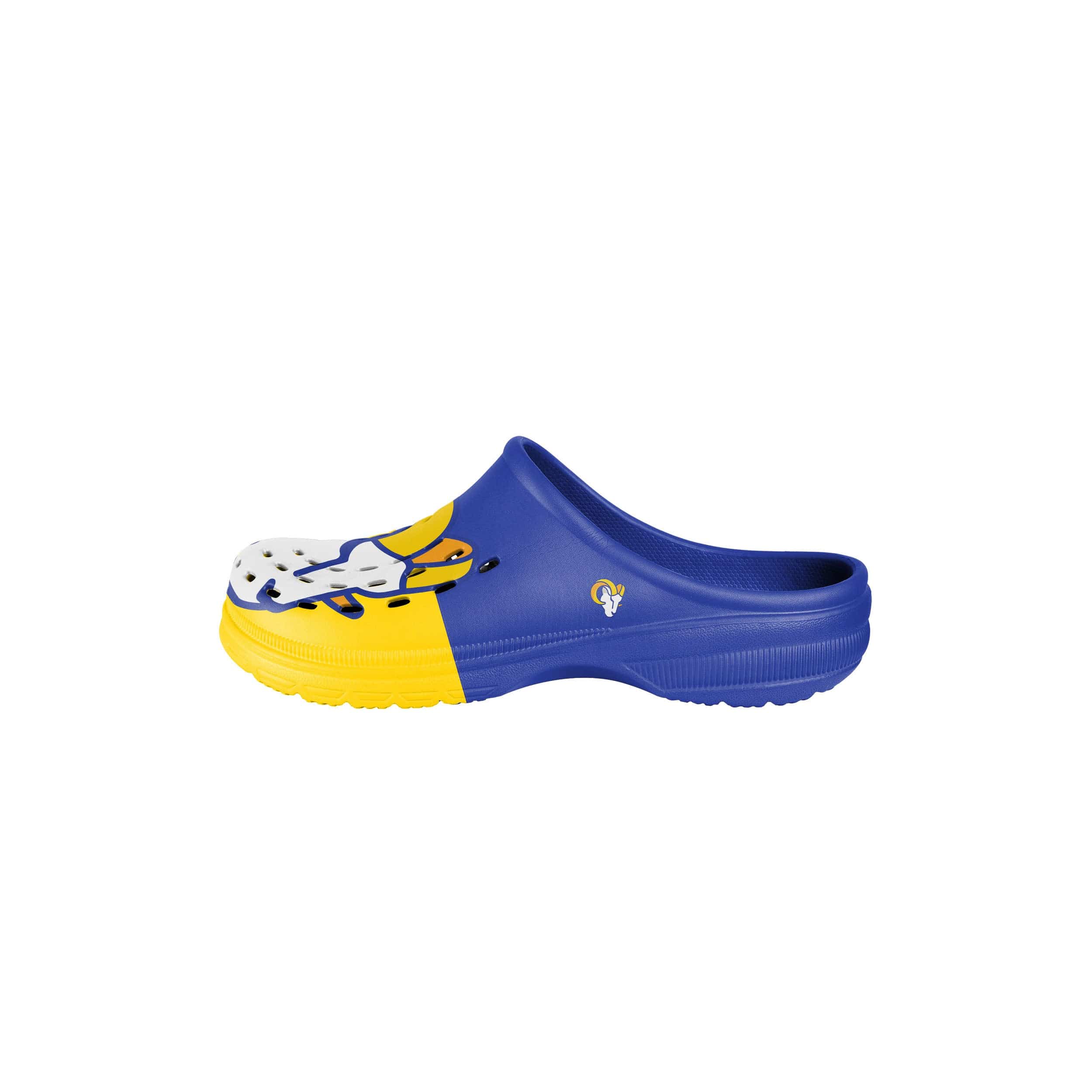 Los Angeles Rams NFL Youth Colorblock Big Logo Clog - Image 4