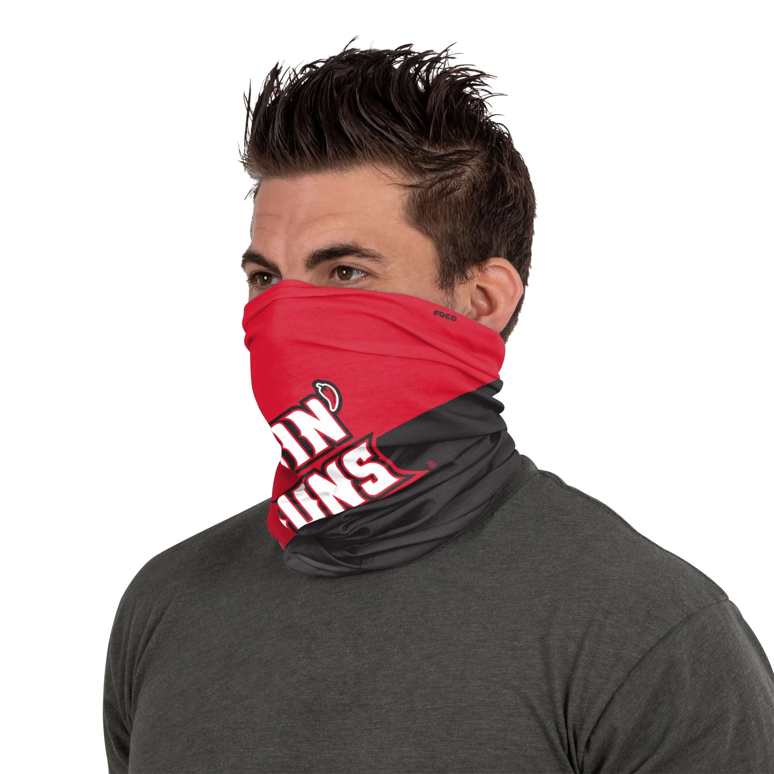Louisiana Ragin' Cajuns NCAA Big Logo Gaiter Scarf - Image 4
