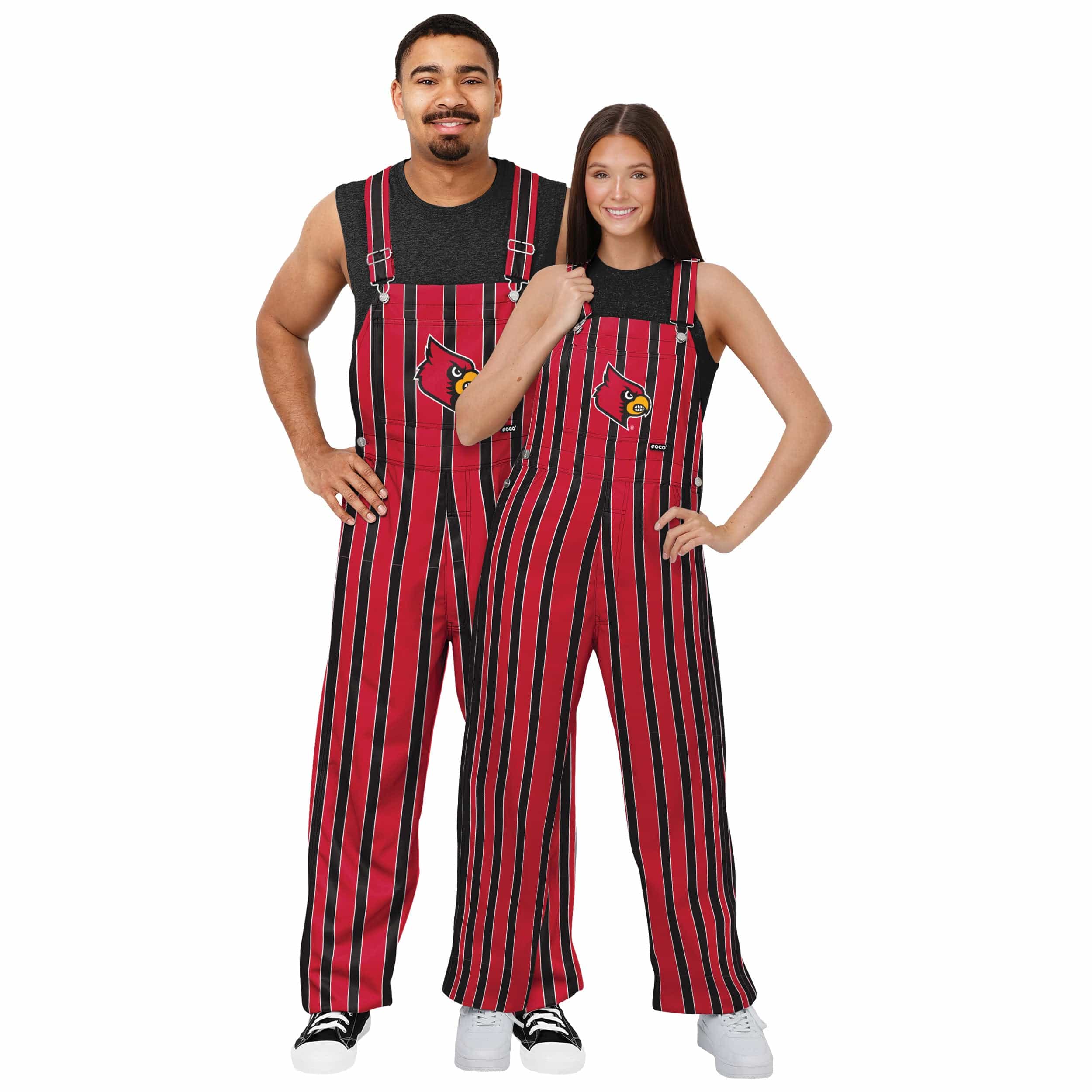 Louisville Cardinals NCAA Mens Sideline Spirit Bib Overalls - Image 3