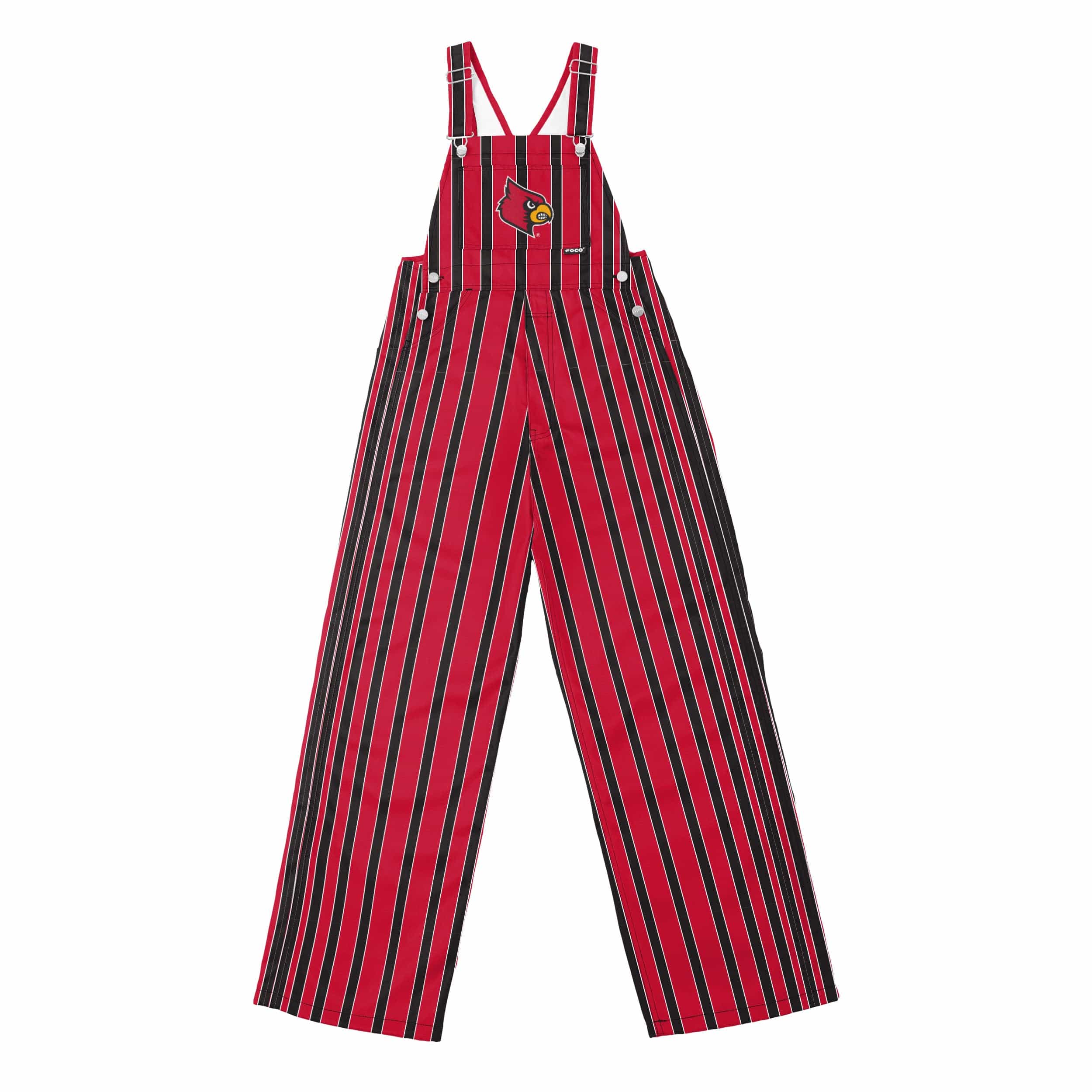Louisville Cardinals NCAA Mens Sideline Spirit Bib Overalls - Image 7