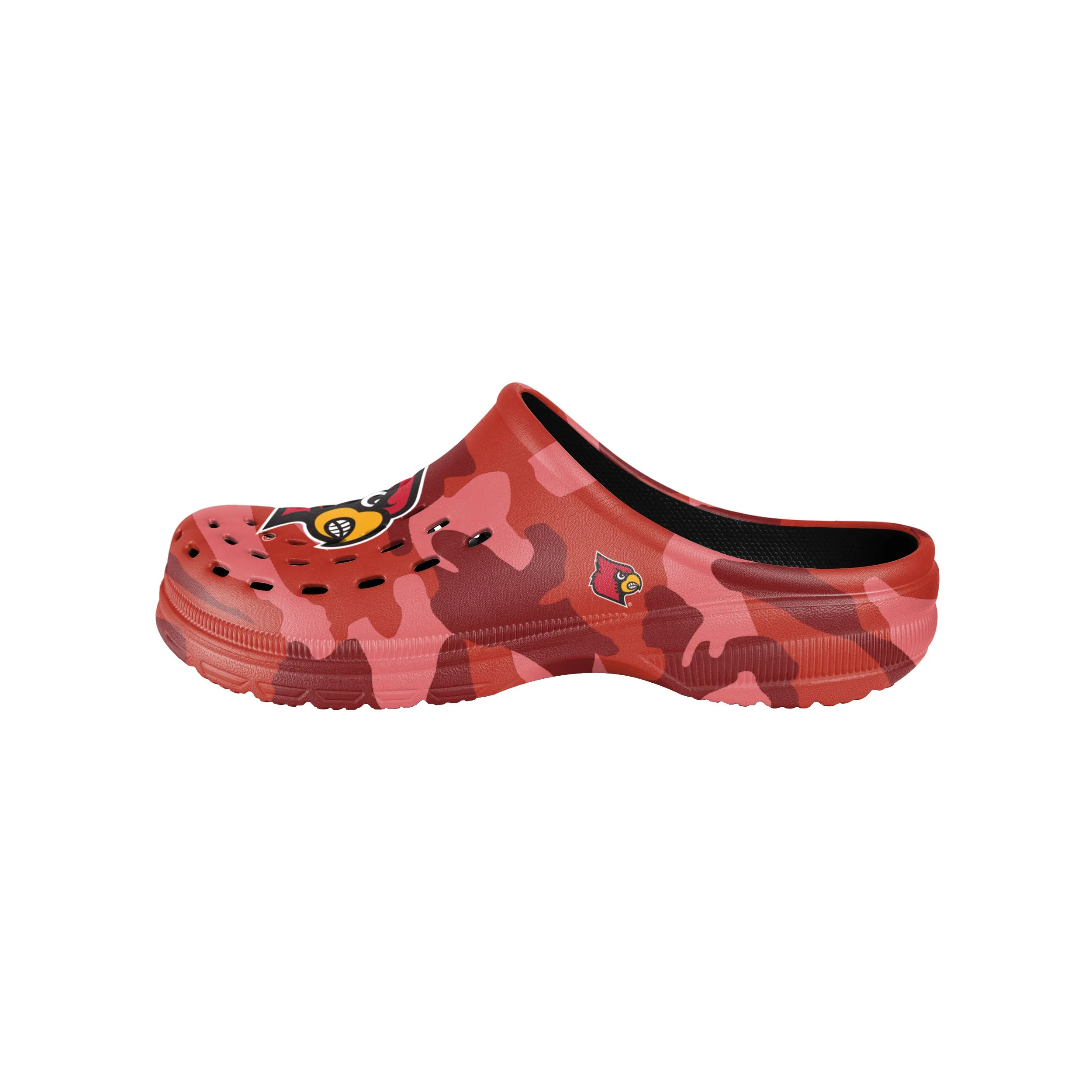 Louisville Cardinals NCAA Mens Tonal Camo Clog - Image 2