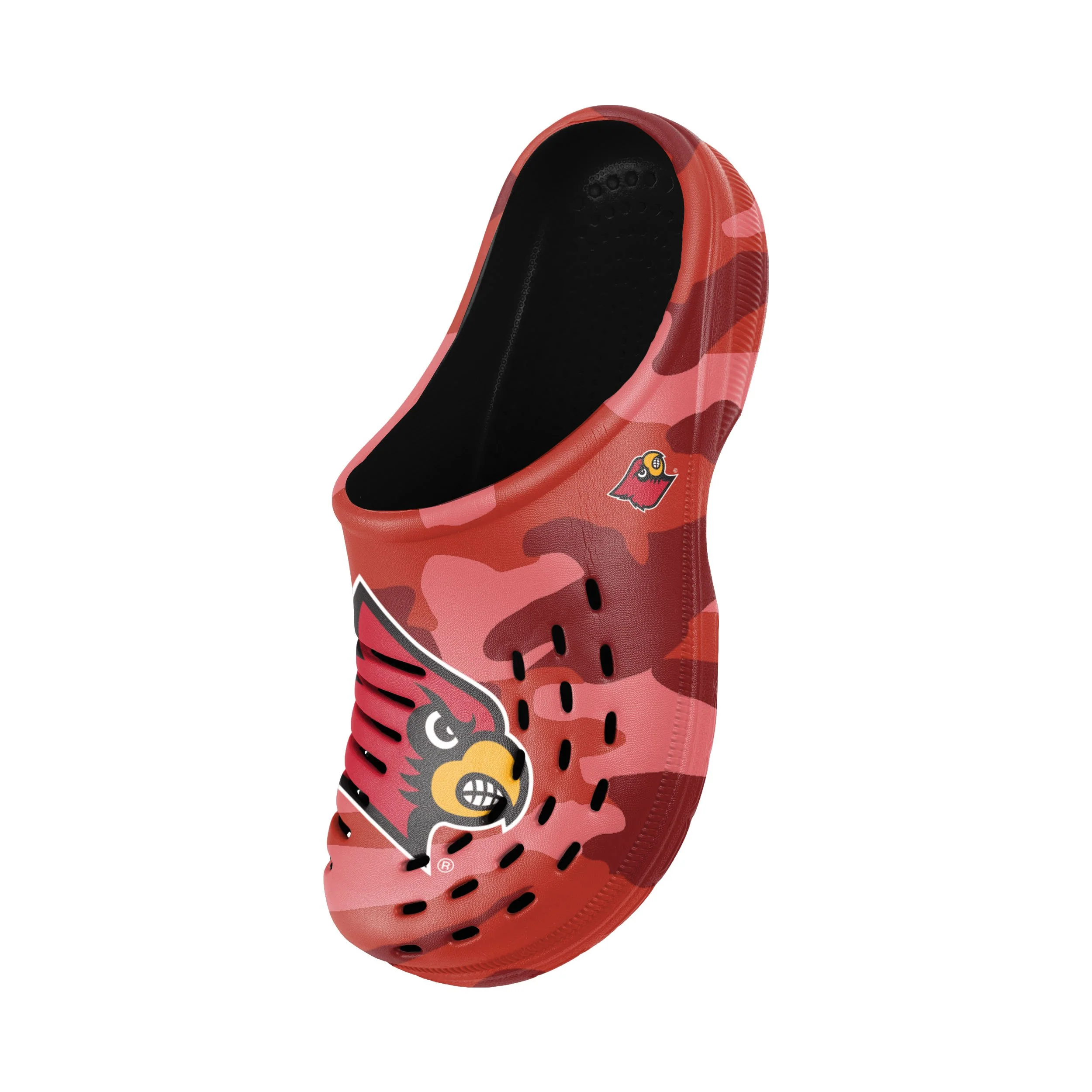 Louisville Cardinals NCAA Mens Tonal Camo Clog - Image 3
