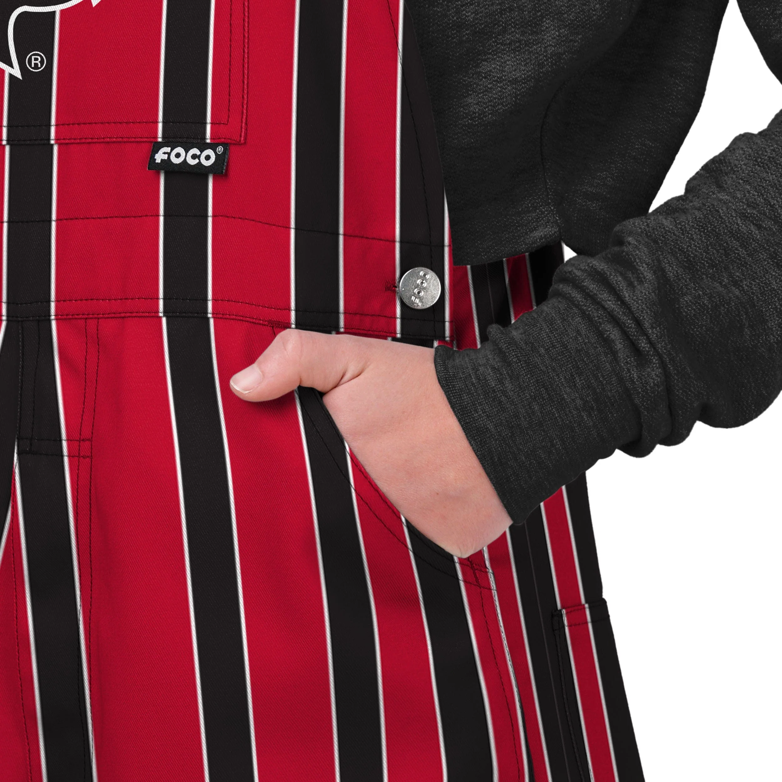 Louisville Cardinals NCAA Womens Sideline Spirit Bib Overalls - Image 5