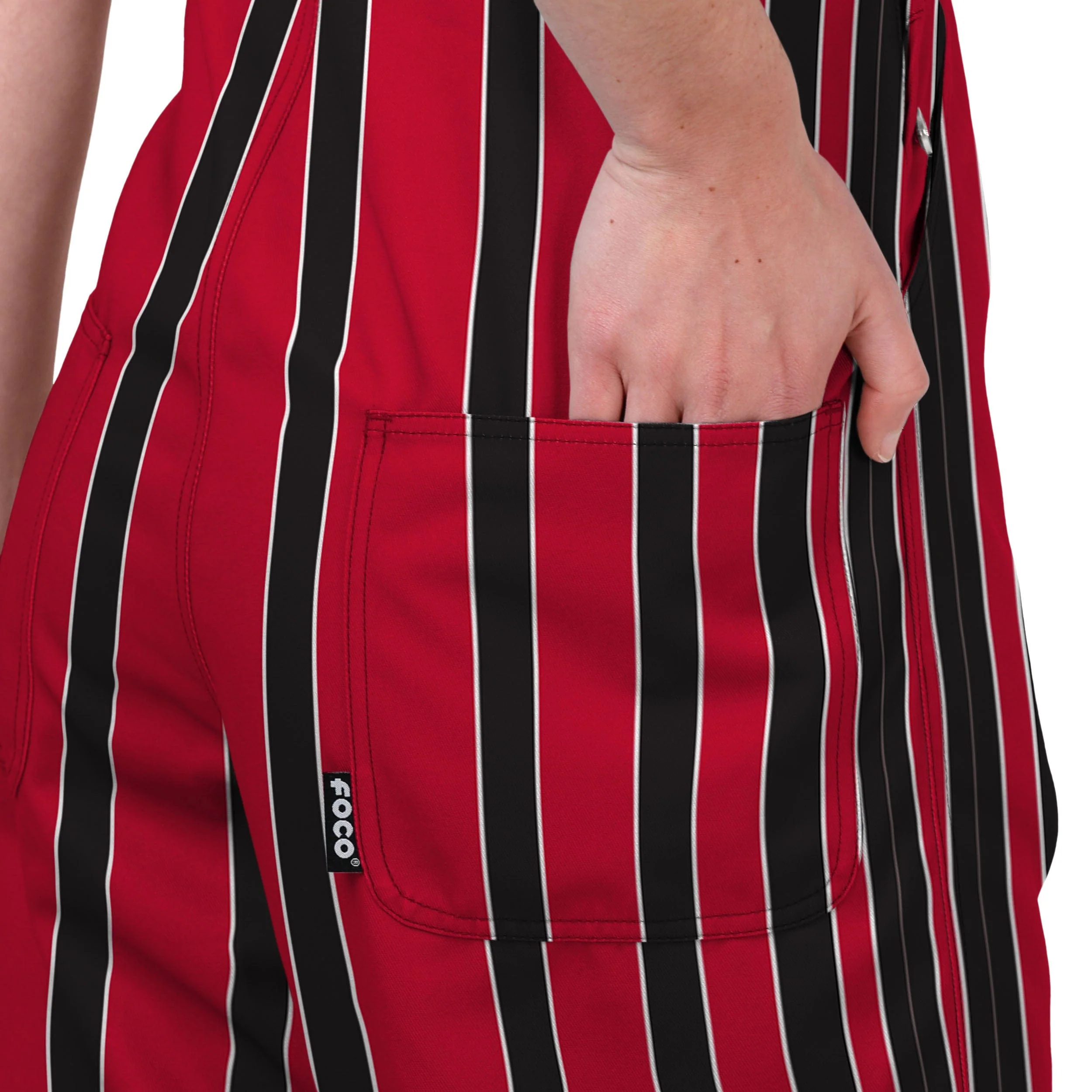 Louisville Cardinals NCAA Womens Sideline Spirit Bib Overalls - Image 6