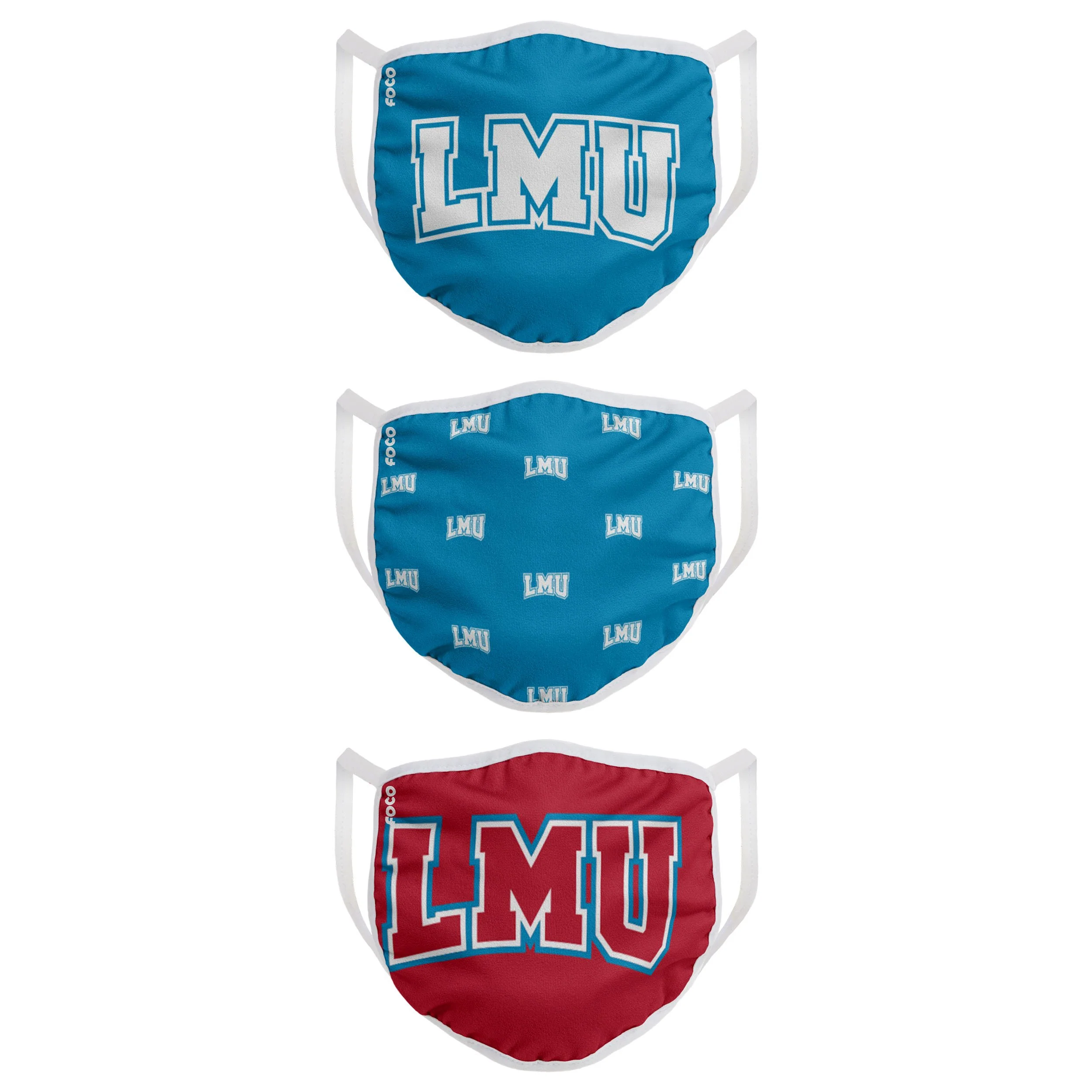 Loyola Marymount Lions NCAA 3 Pack Face Cover - Image 2