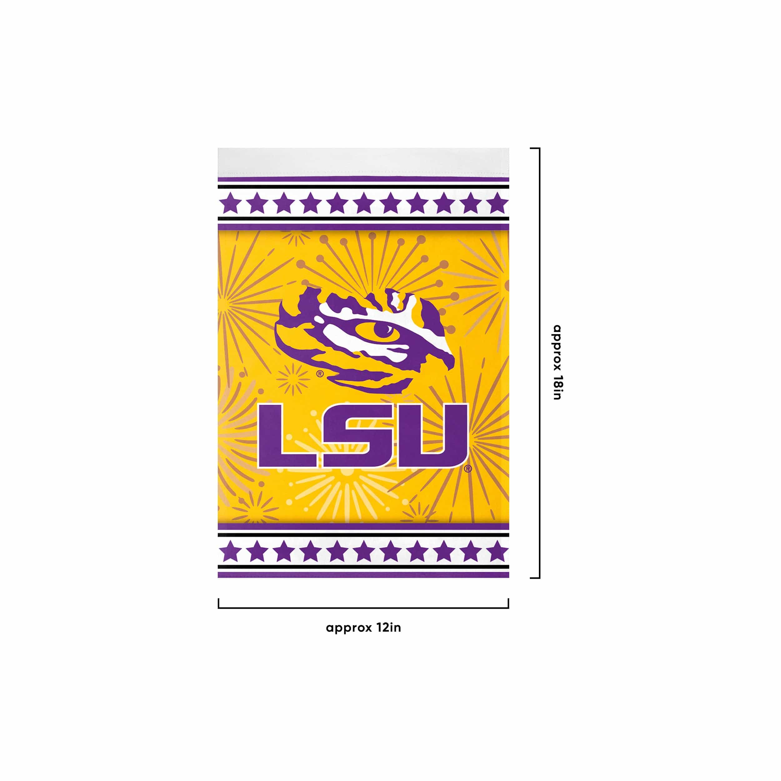 LSU Tigers NCAA Americana Garden Flag - Image 3
