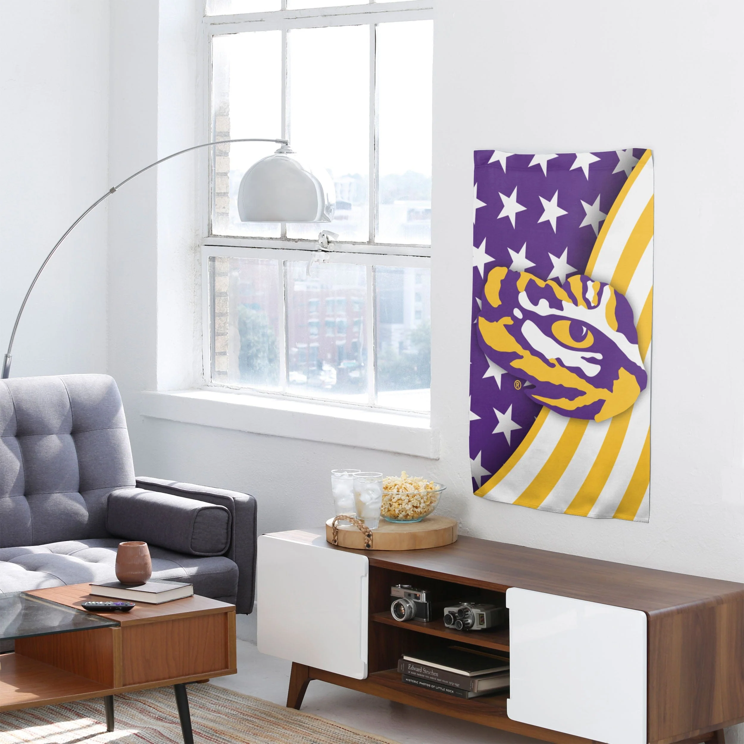 LSU Tigers NCAA Americana Vertical Flag - Image 4