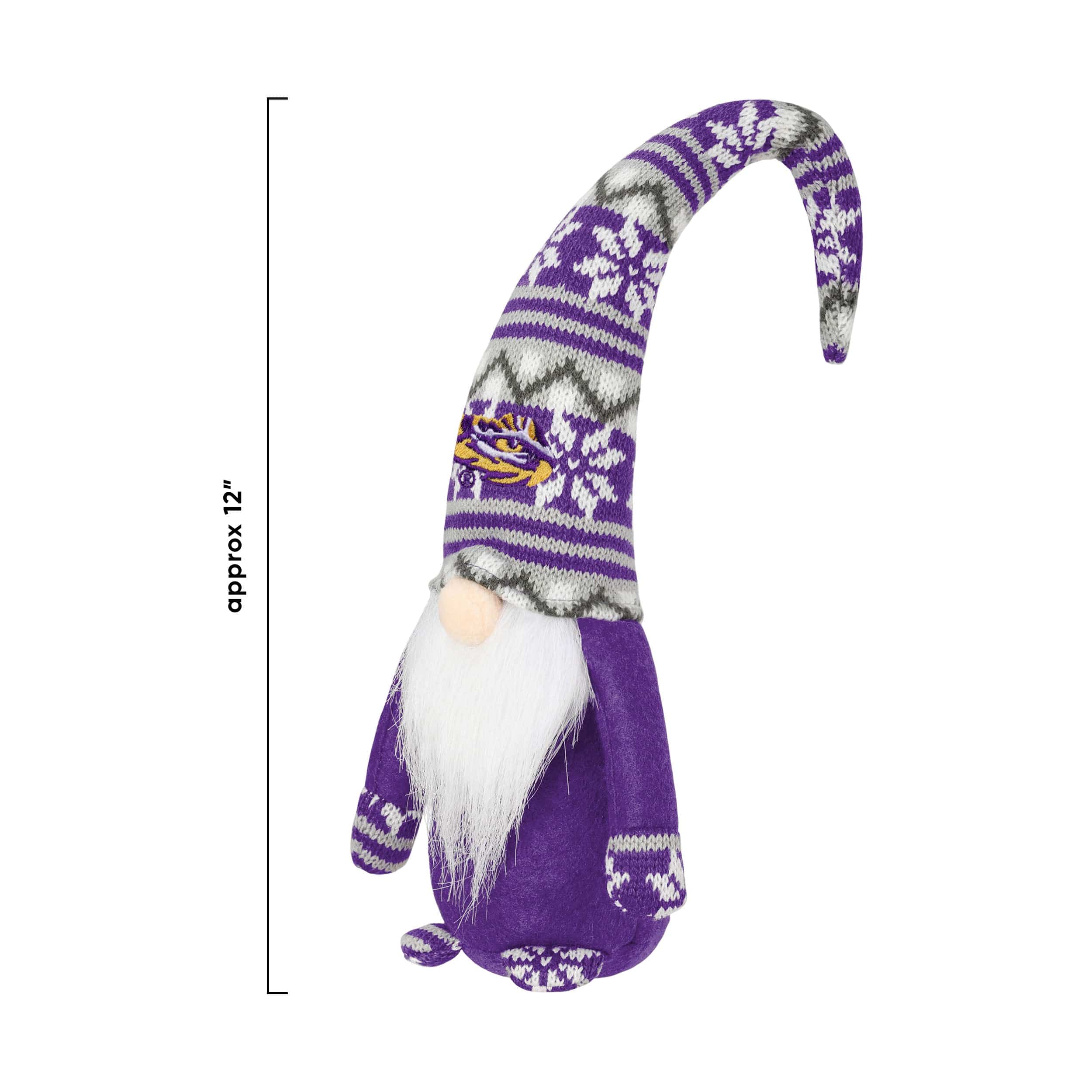 LSU Tigers NCAA Bent Hat Plush Gnome - Image 3