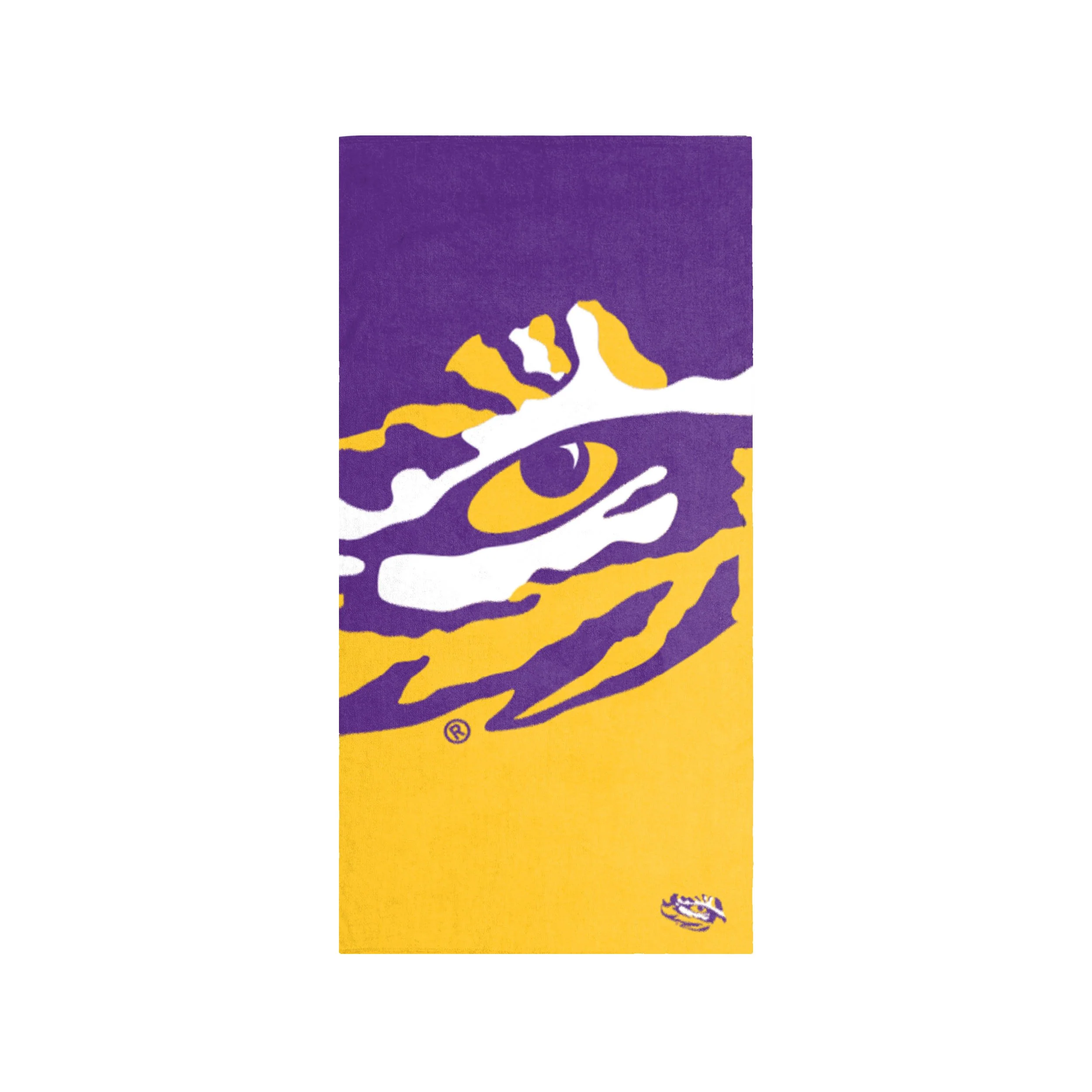 LSU Tigers NCAA Big Logo Beach Towel