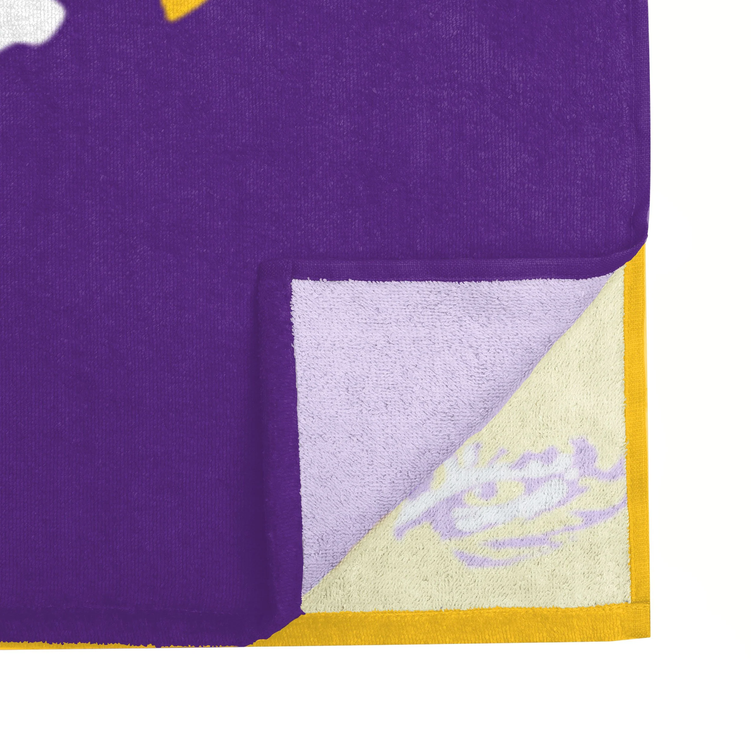 LSU Tigers NCAA Big Logo Beach Towel - Image 4