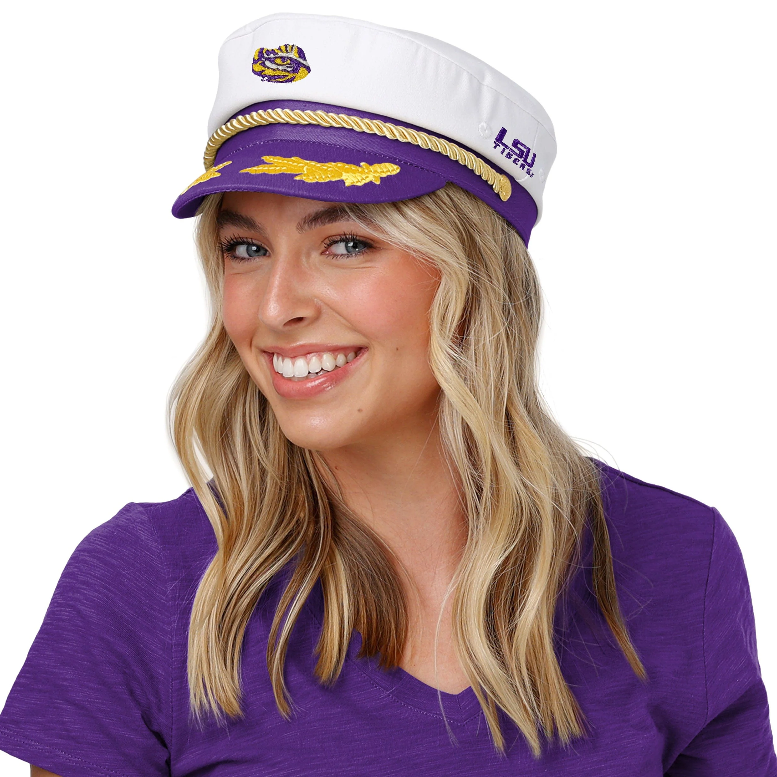 LSU Tigers NCAA Captains Hat - Image 5