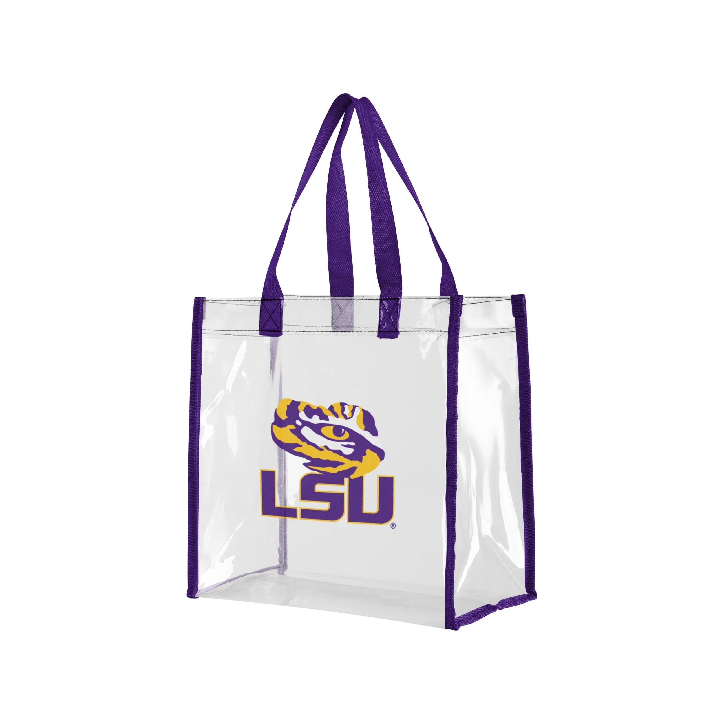 LSU Tigers NCAA Clear Reusable Bag - Image 2