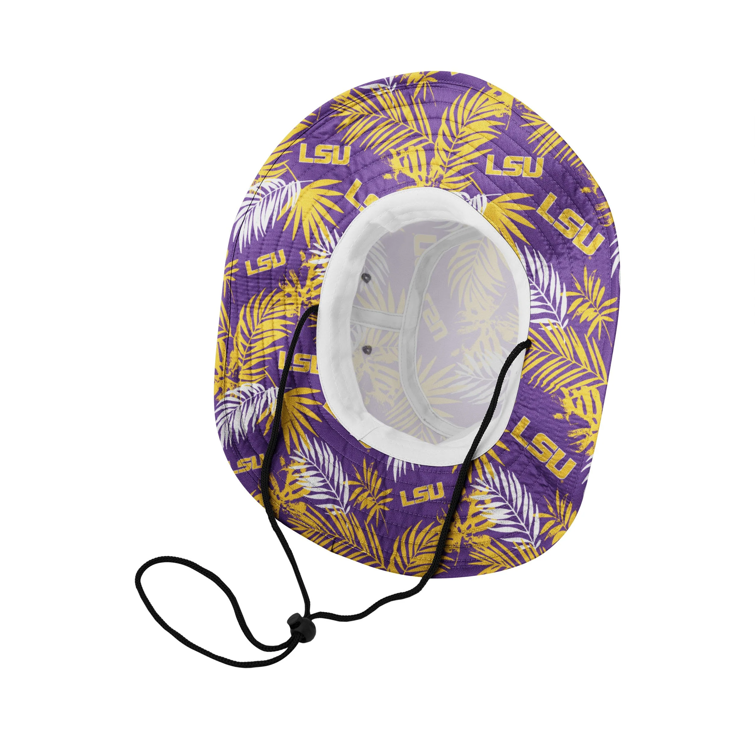 LSU Tigers NCAA Floral Boonie Hat - Image 3