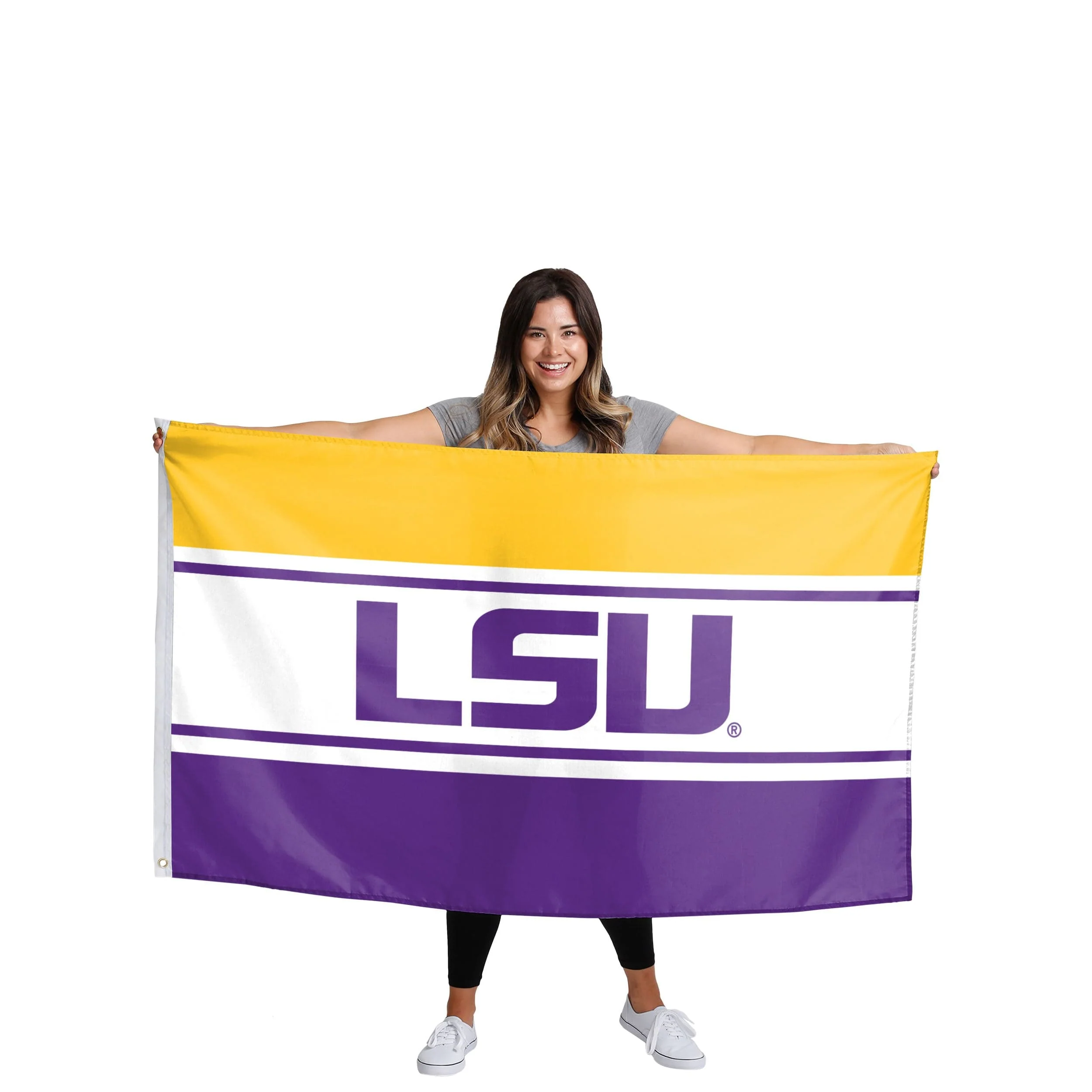 LSU Tigers NCAA Horizontal Flag - Image 3
