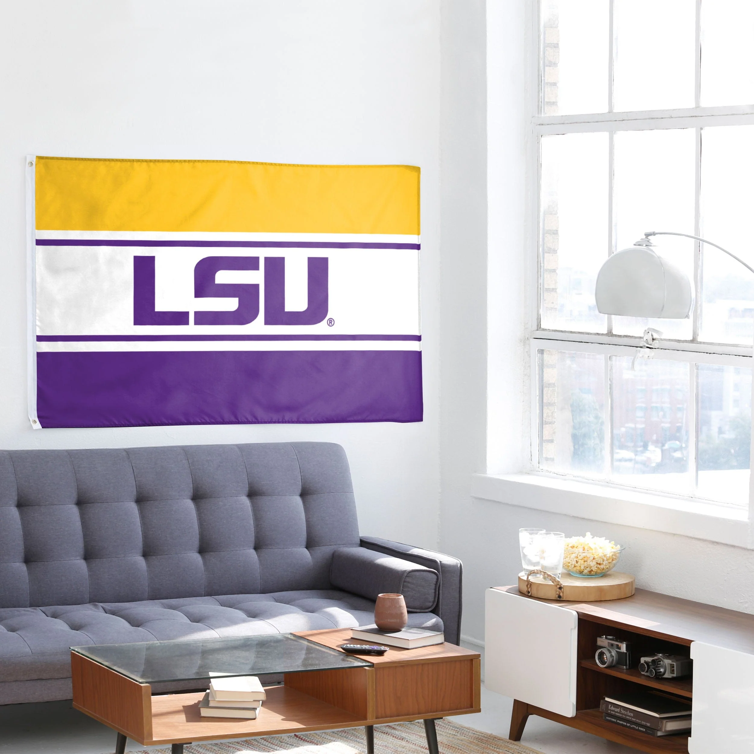LSU Tigers NCAA Horizontal Flag - Image 5
