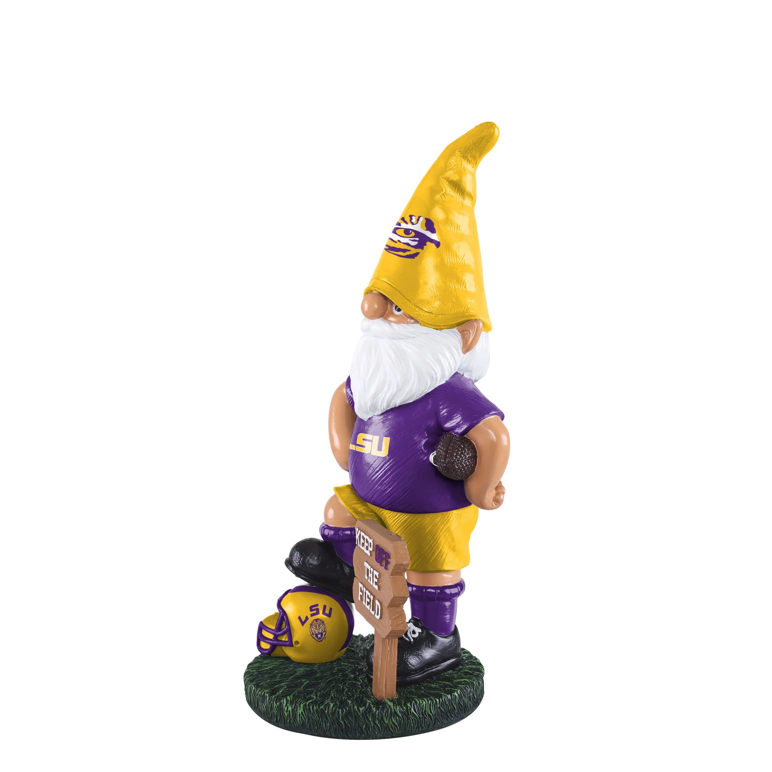 LSU Tigers NCAA Keep Off The Field Gnome - Image 2
