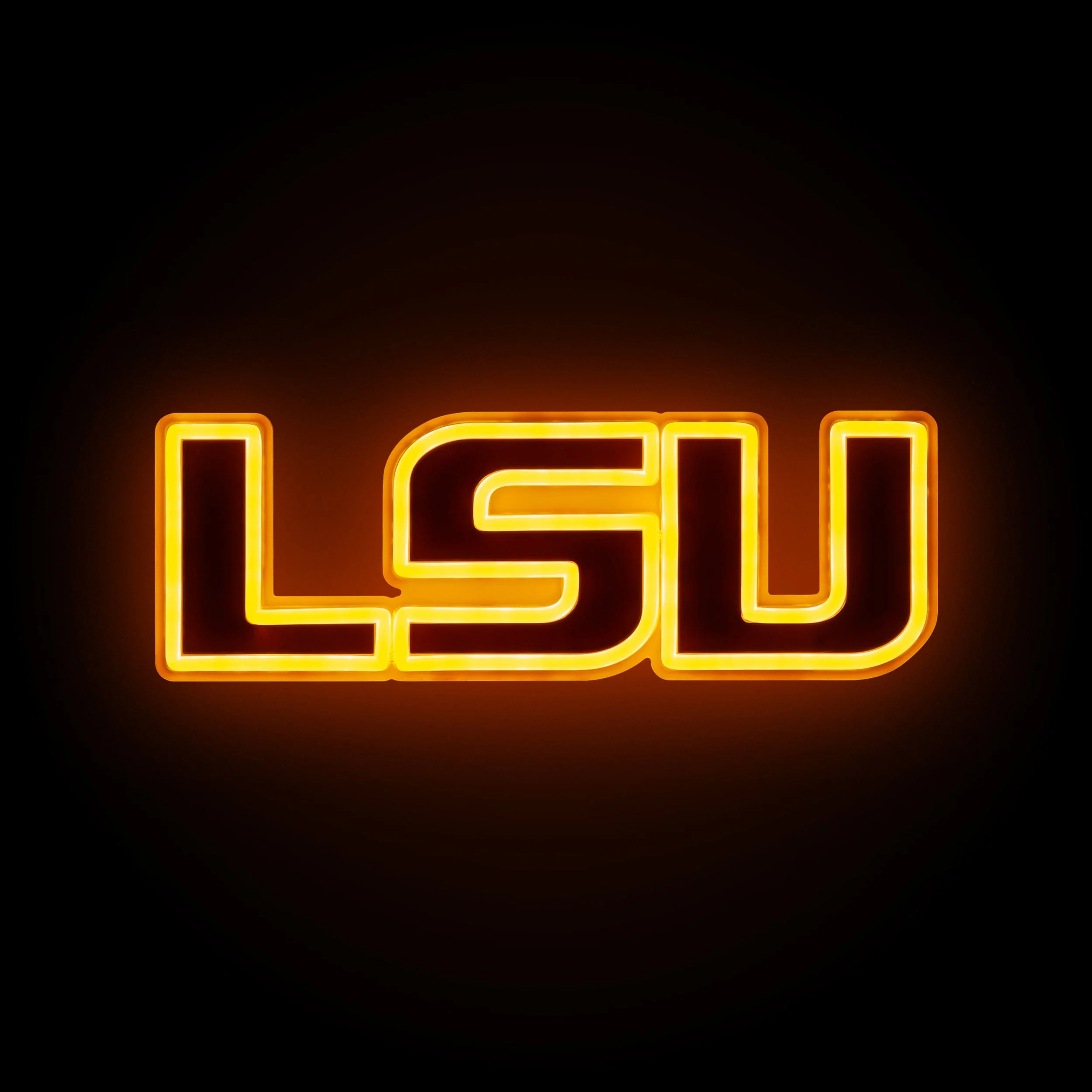 LSU Tigers NCAA LED Neon Light Up Team Logo Sign - Image 2