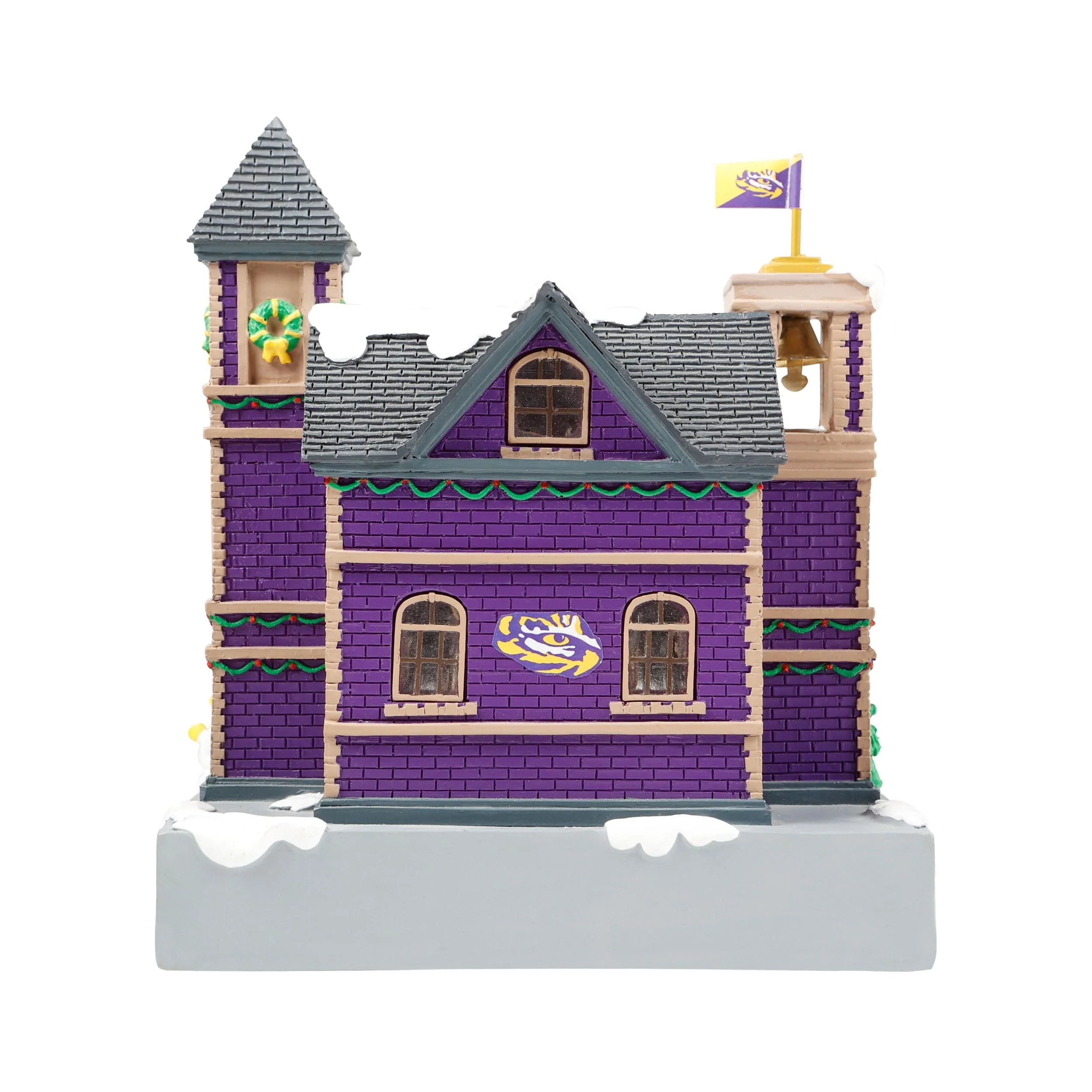 LSU Tigers NCAA Light Up Resin Team Firehouse - Image 5